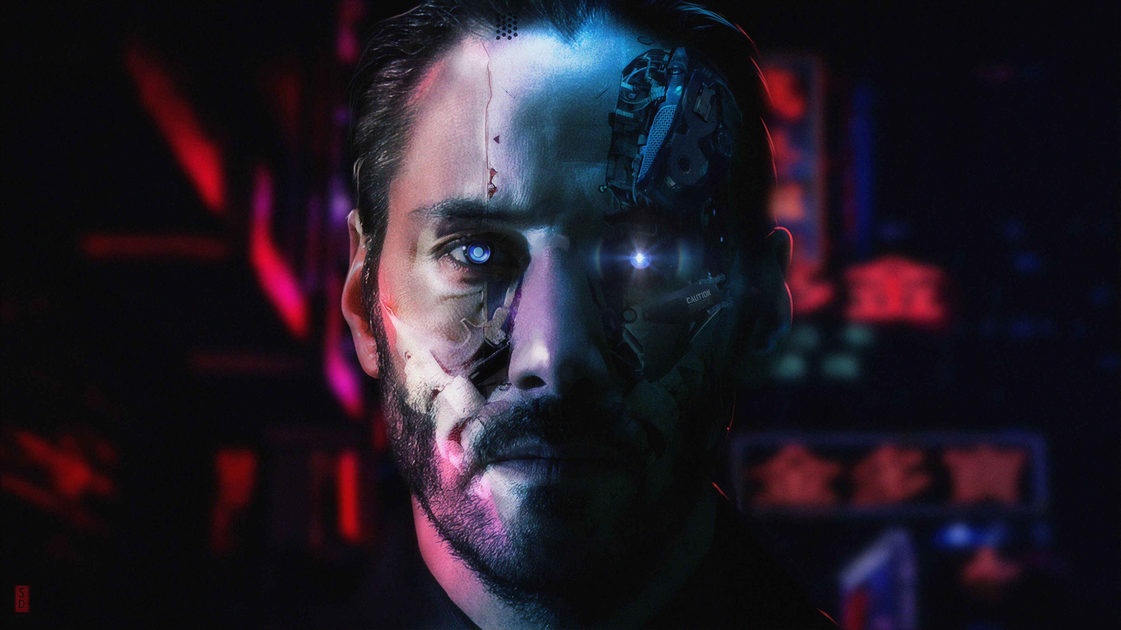 Keanu Reeves And Dog In Cyberpunk 2077 Wallpapers