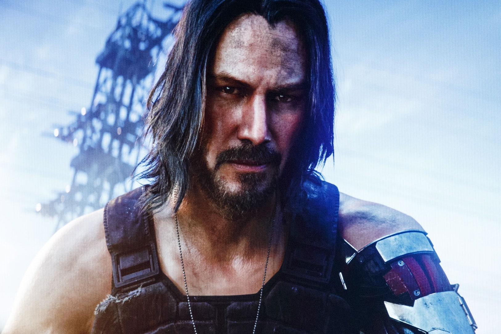 Keanu Reeves And Dog In Cyberpunk 2077 Wallpapers