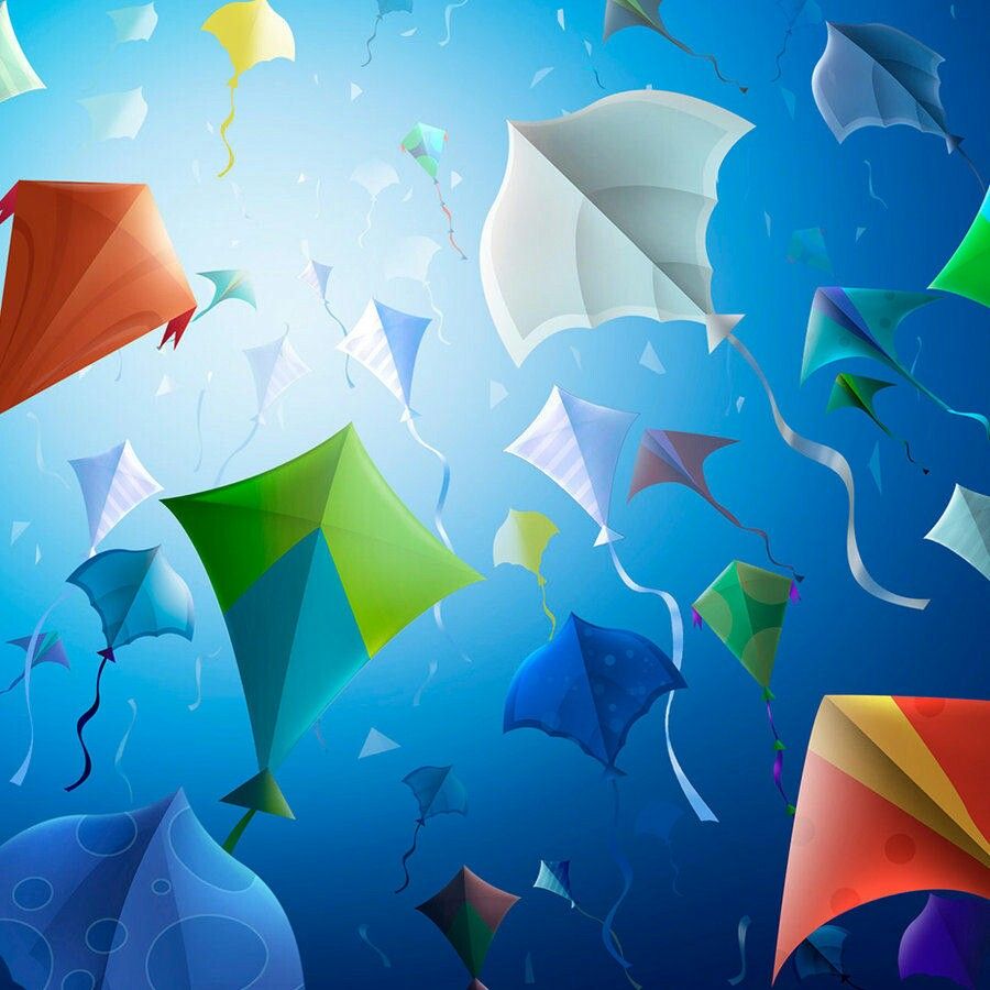 Kite Colorful Pattern Wallpapers