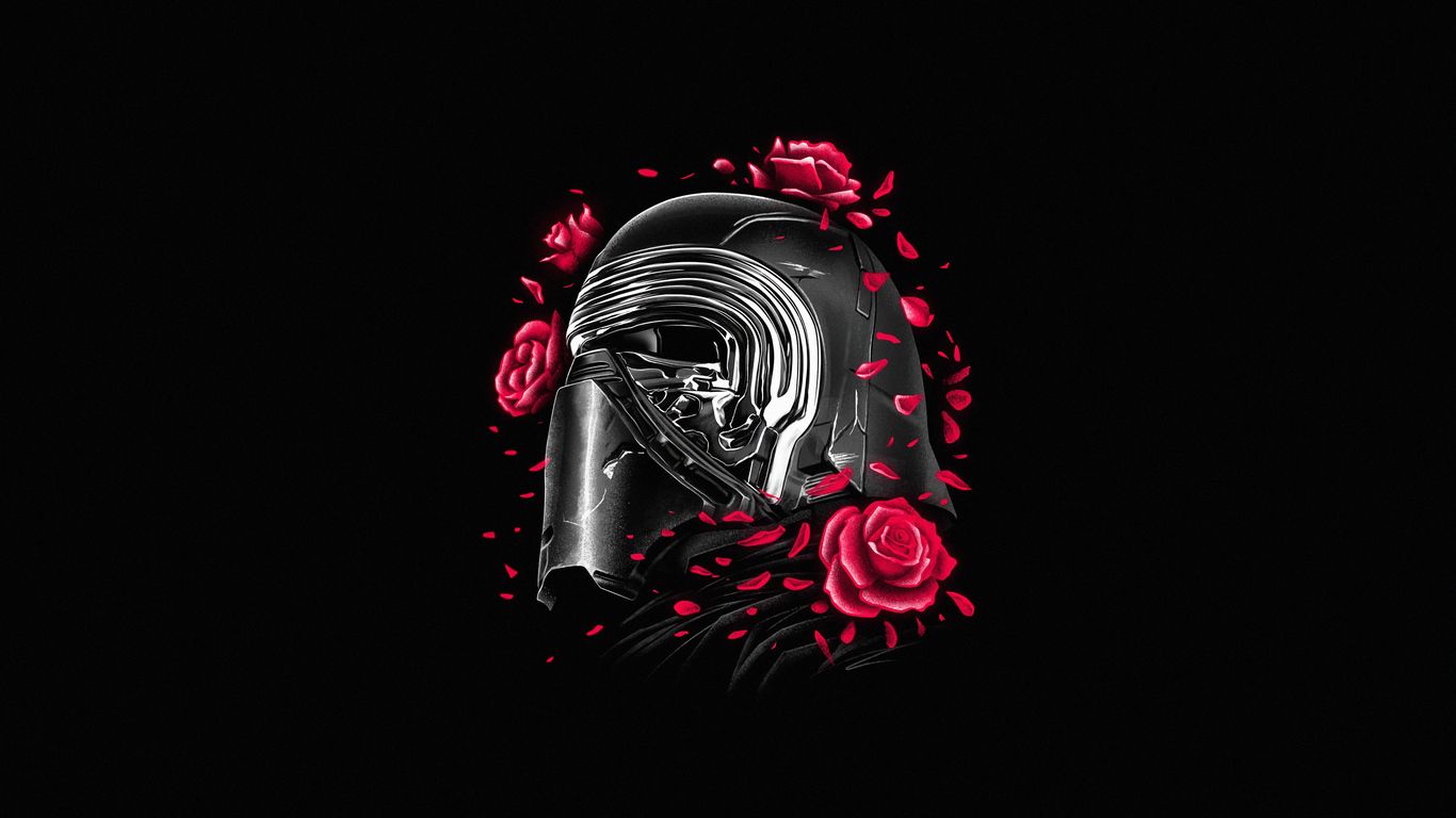 Kylo Ren Star Wars Neon Art Wallpapers