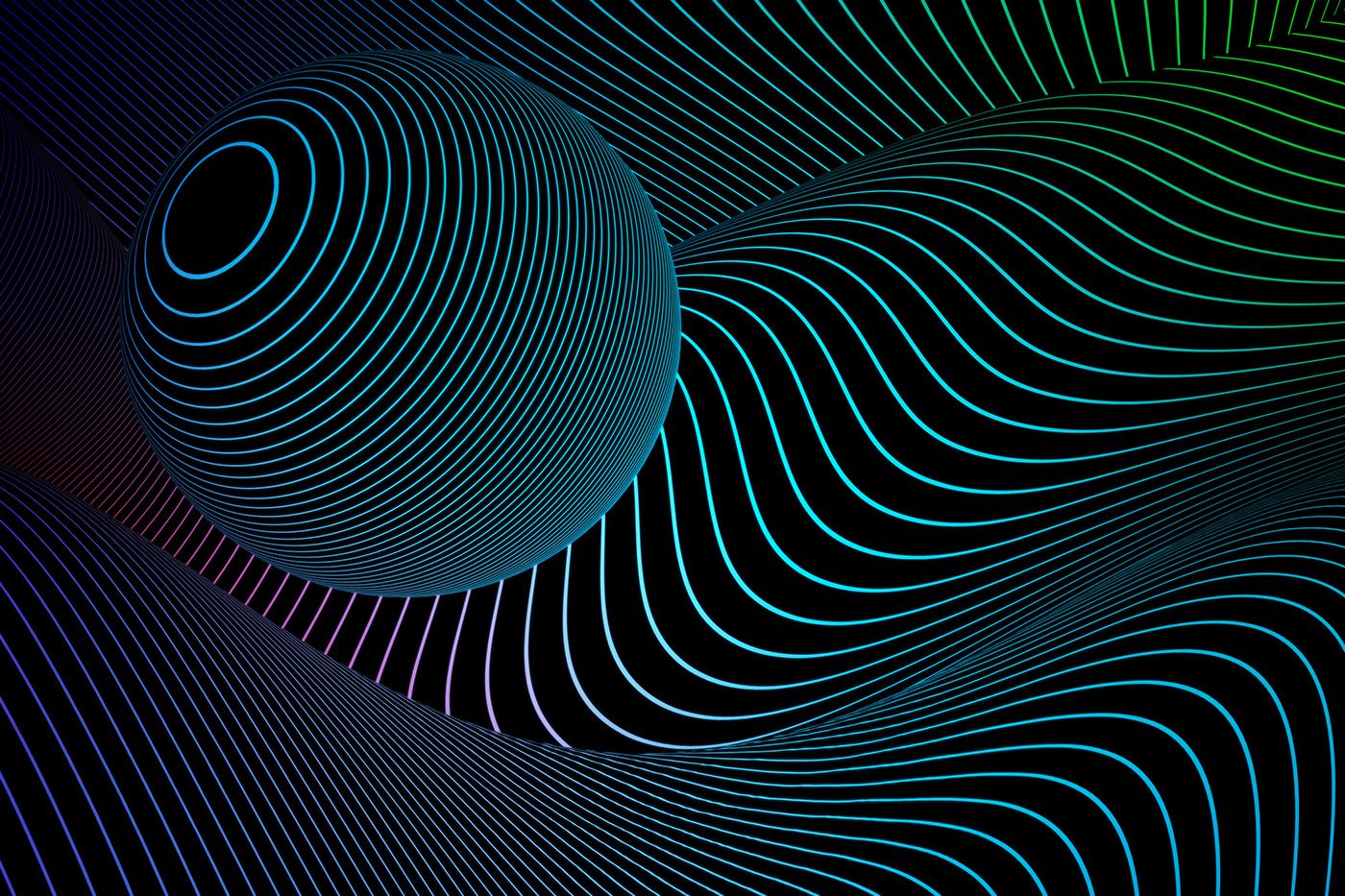 Lines Warp Wallpapers