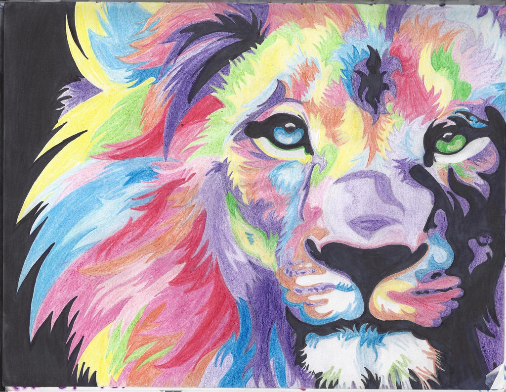 Lion Artistic Colorful Wallpapers