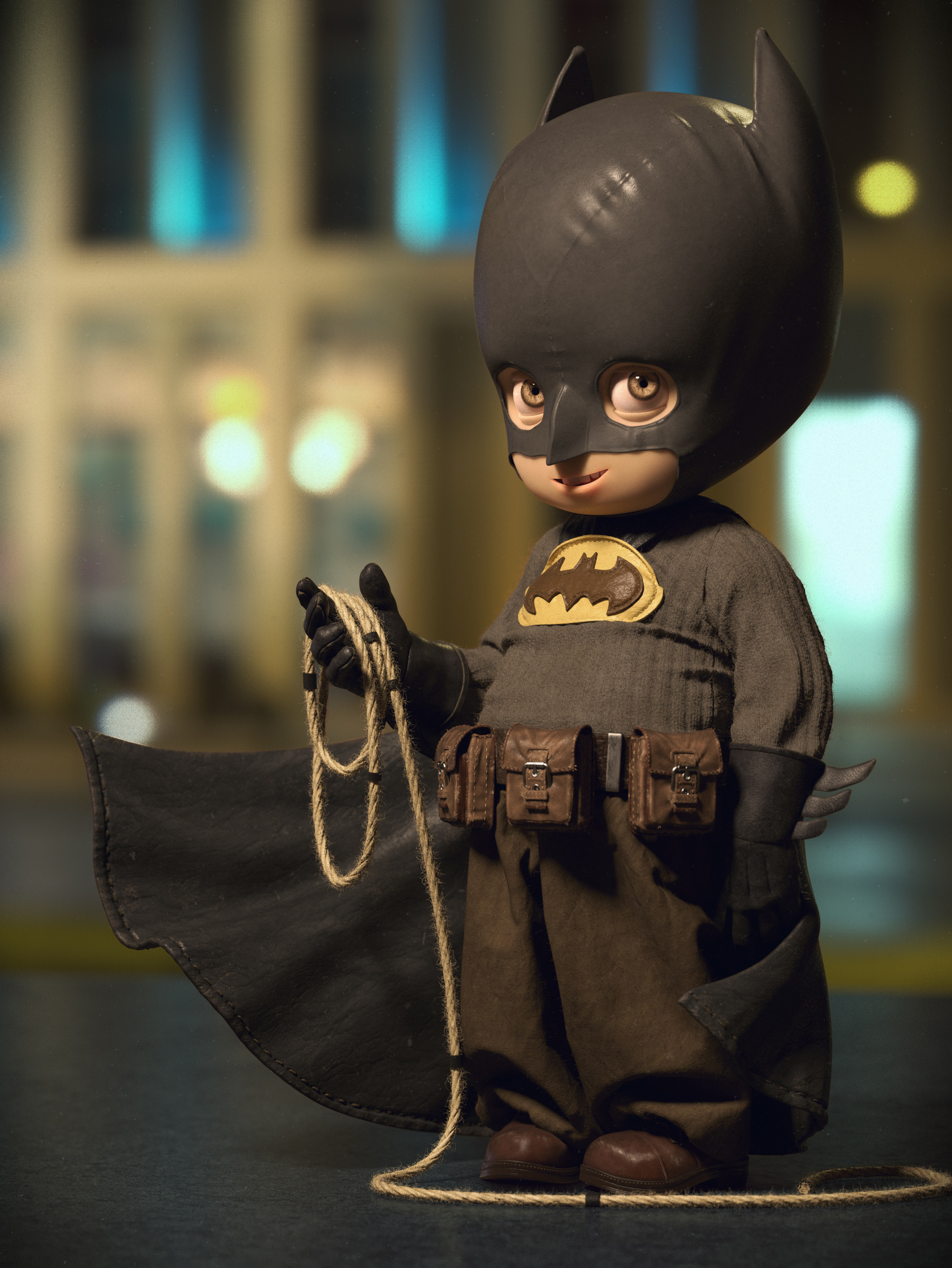 Little Batman 4K Wallpapers