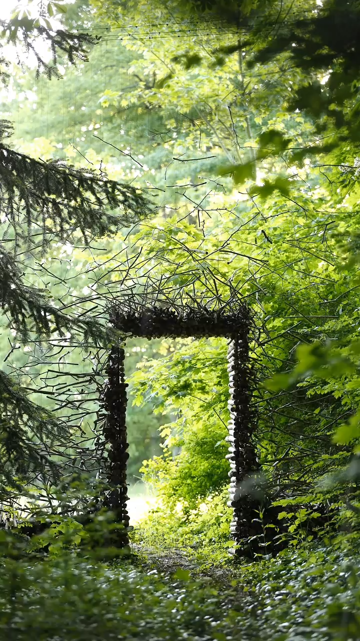 Magical Gate To Artistic Forest Wallpapers