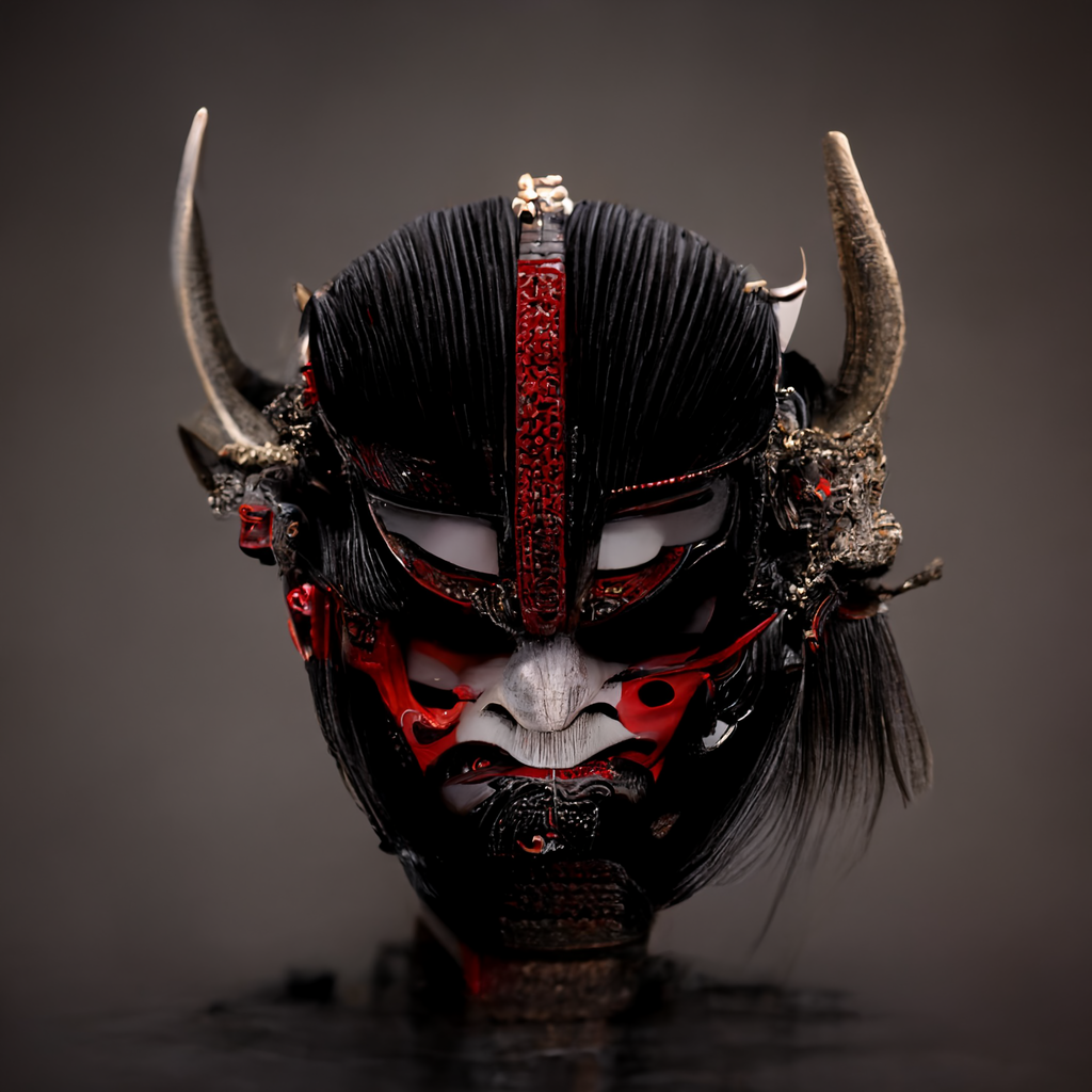 Mask Samurai Digital Art Wallpapers