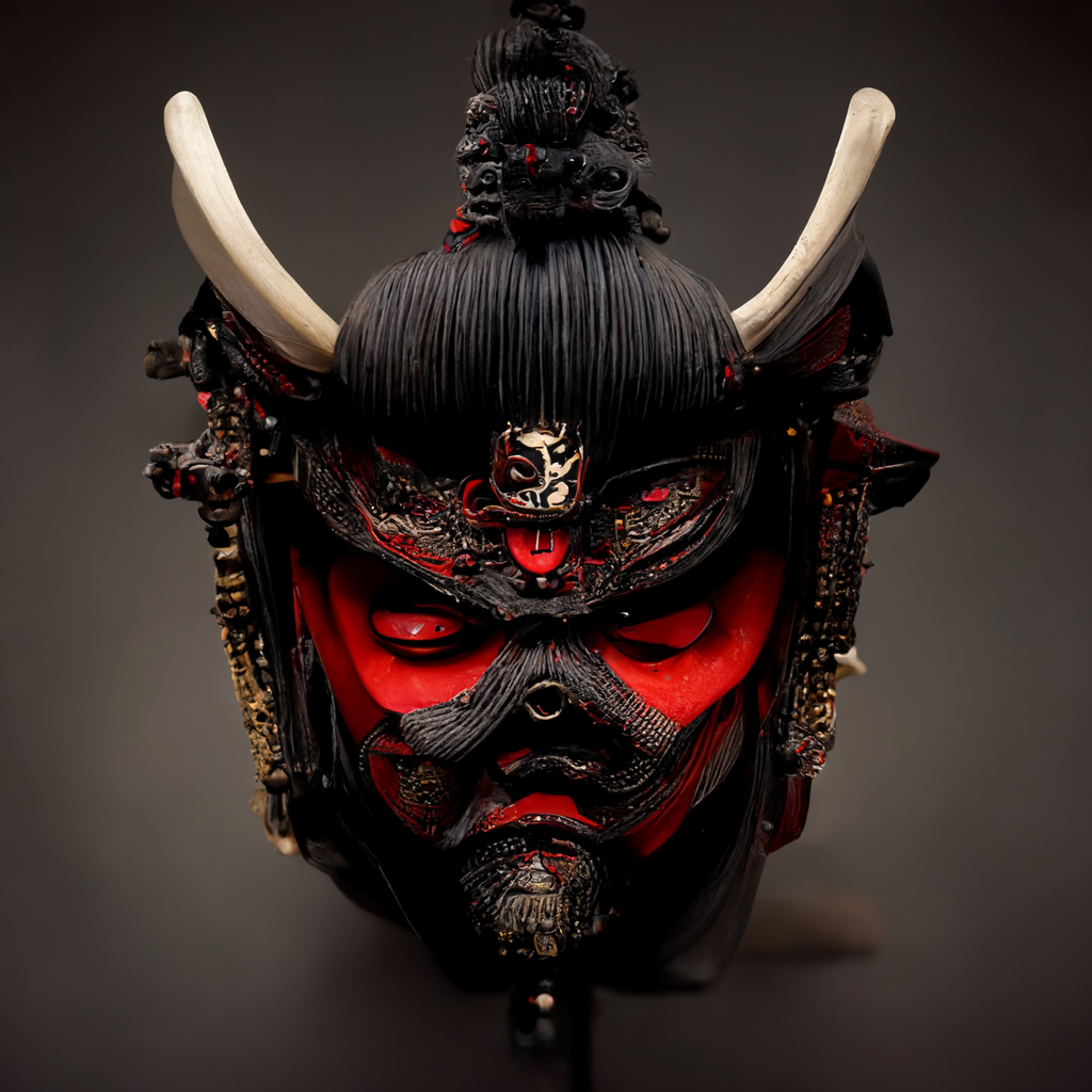 Mask Samurai Digital Art Wallpapers