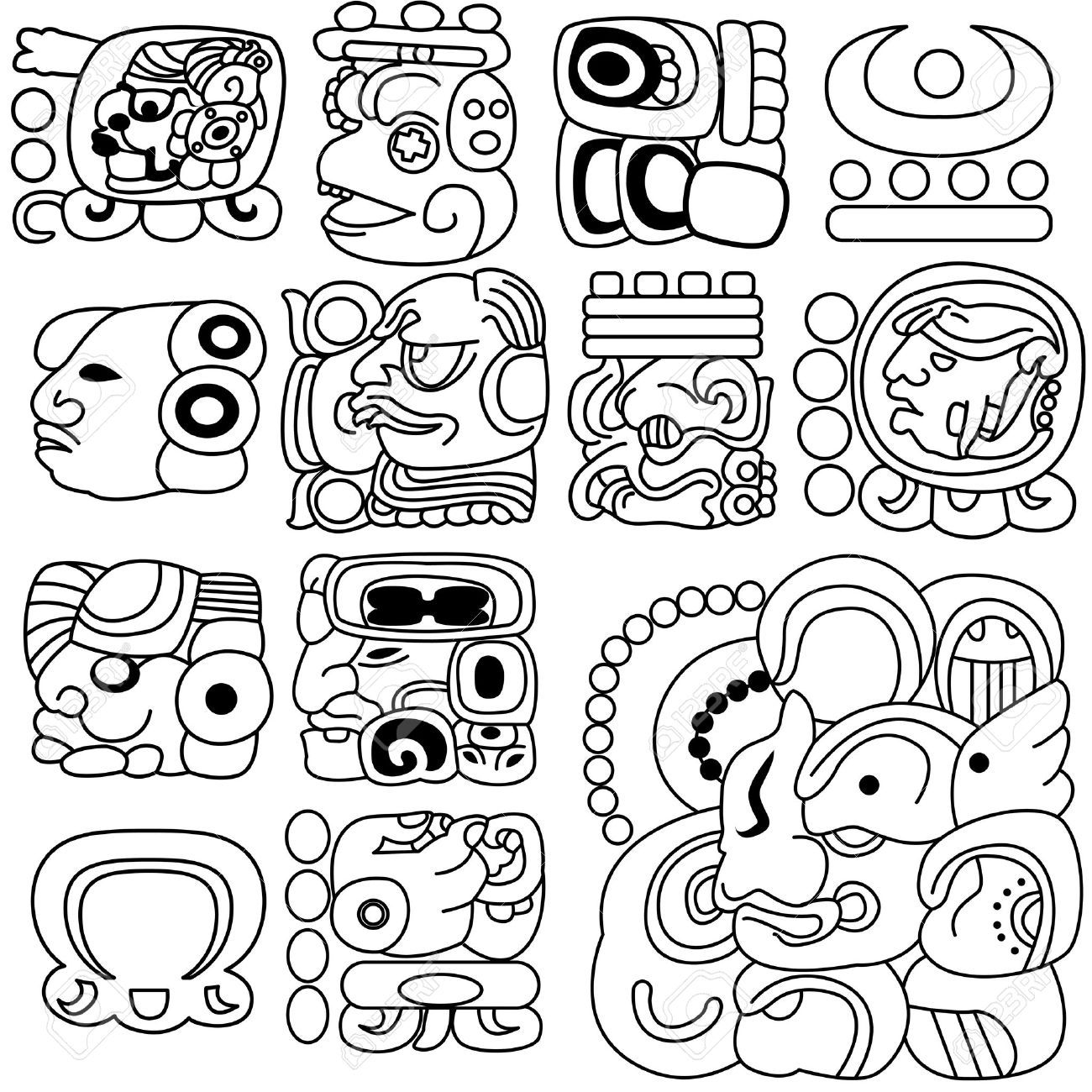 Maya Hieroglyphic Wallpapers