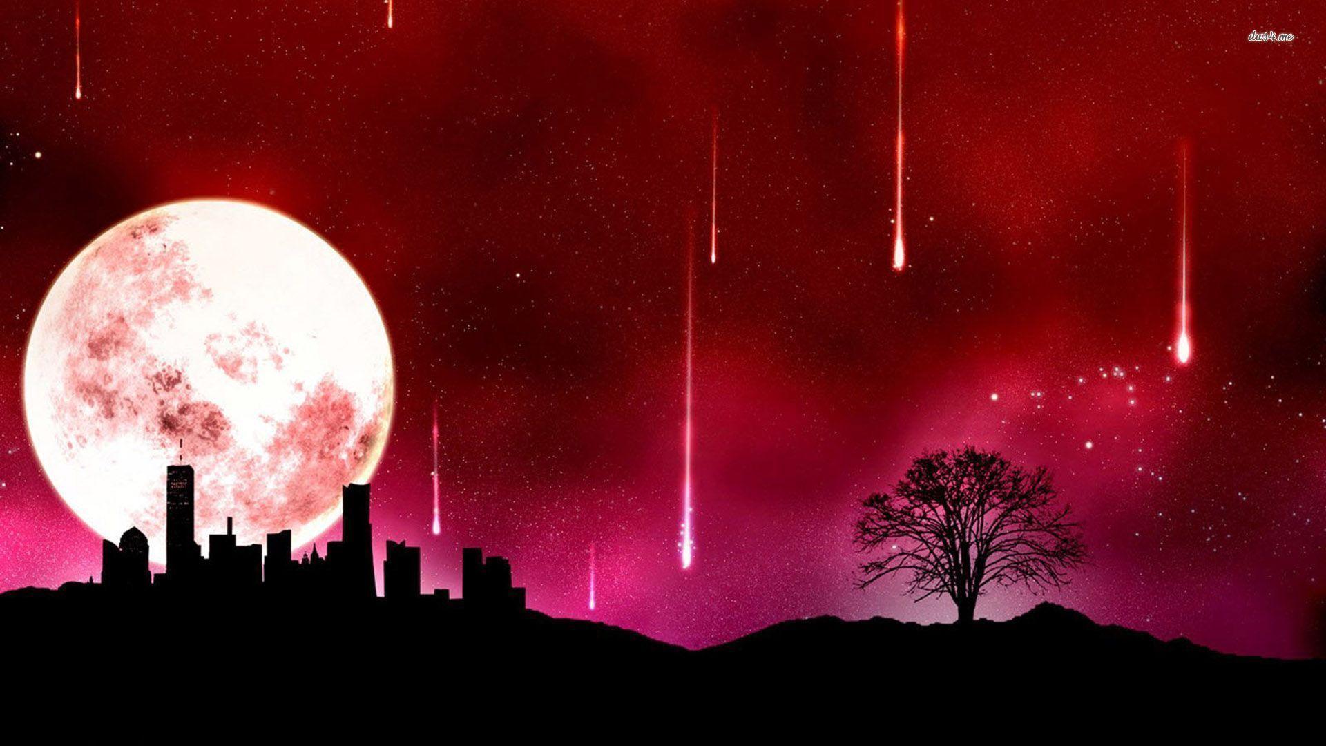 Meteor Shower Artwork Wallpapers