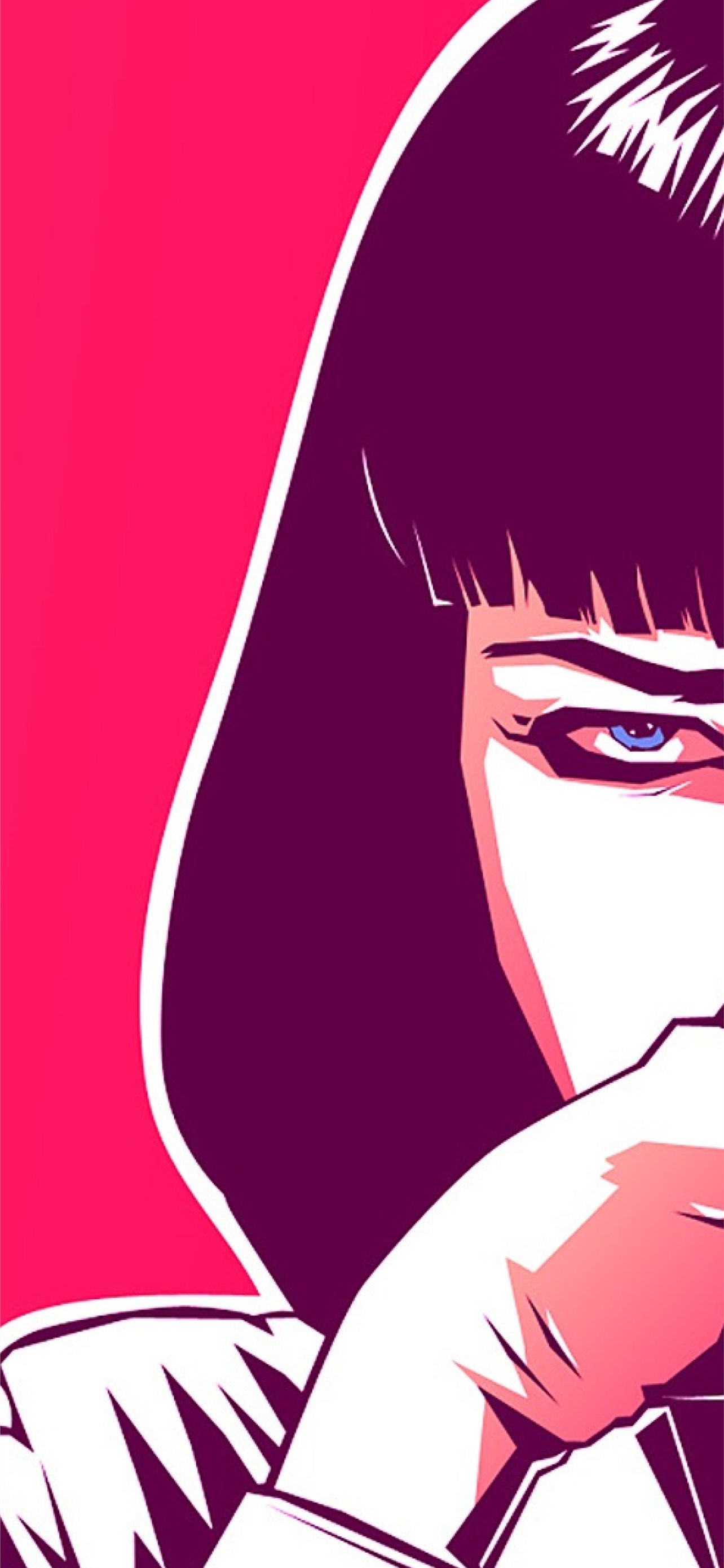 Mia Wallace Pulp Fiction Movie Artwork Wallpapers