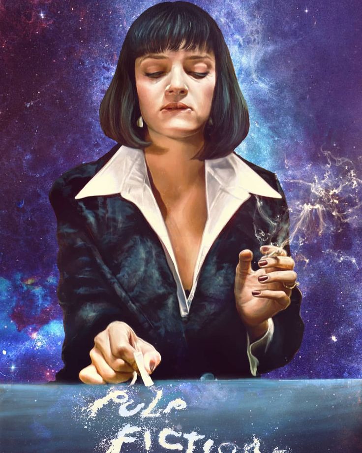 Mia Wallace Pulp Fiction Movie Artwork Wallpapers