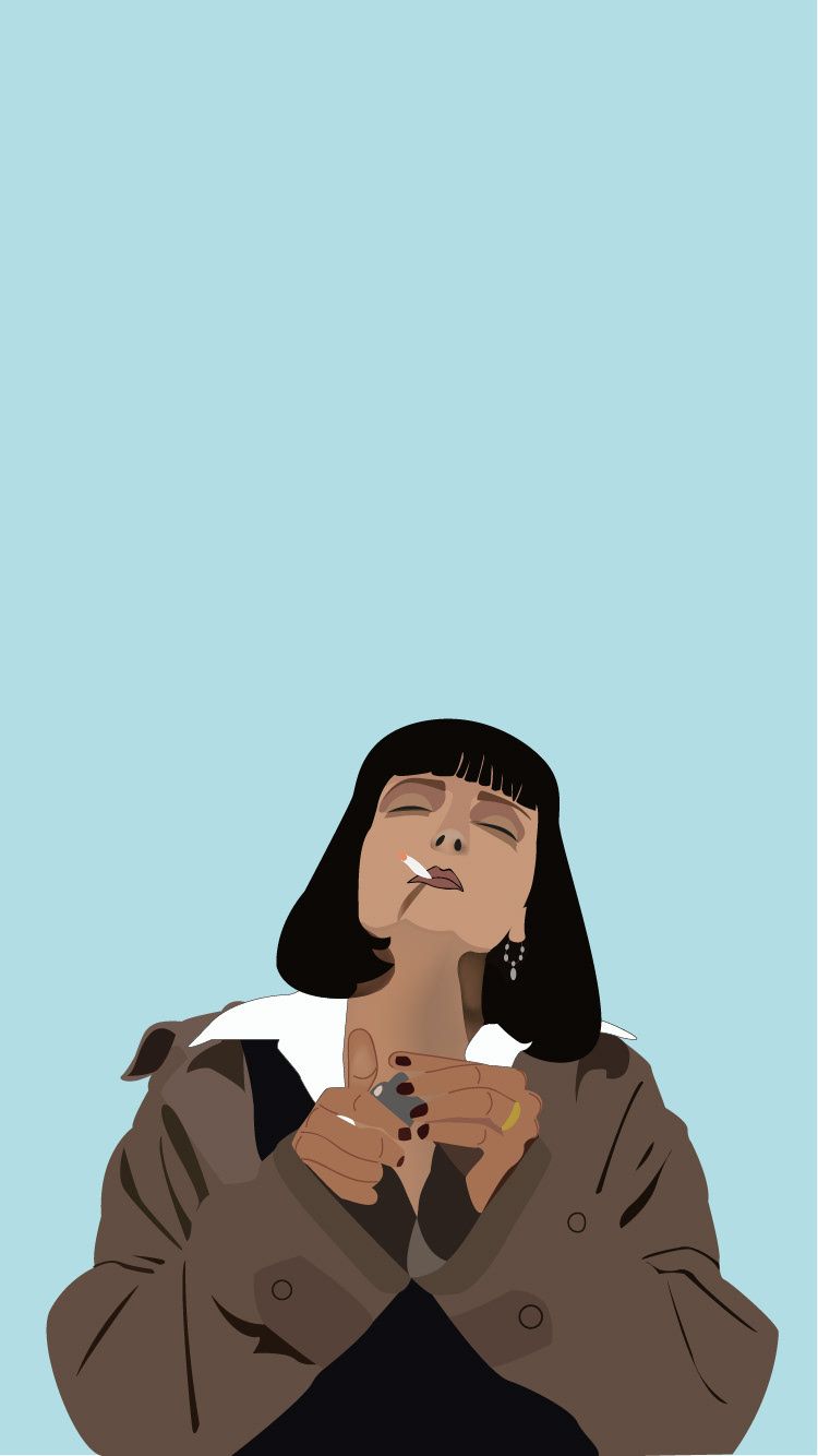 Mia Wallace Pulp Fiction Movie Artwork Wallpapers