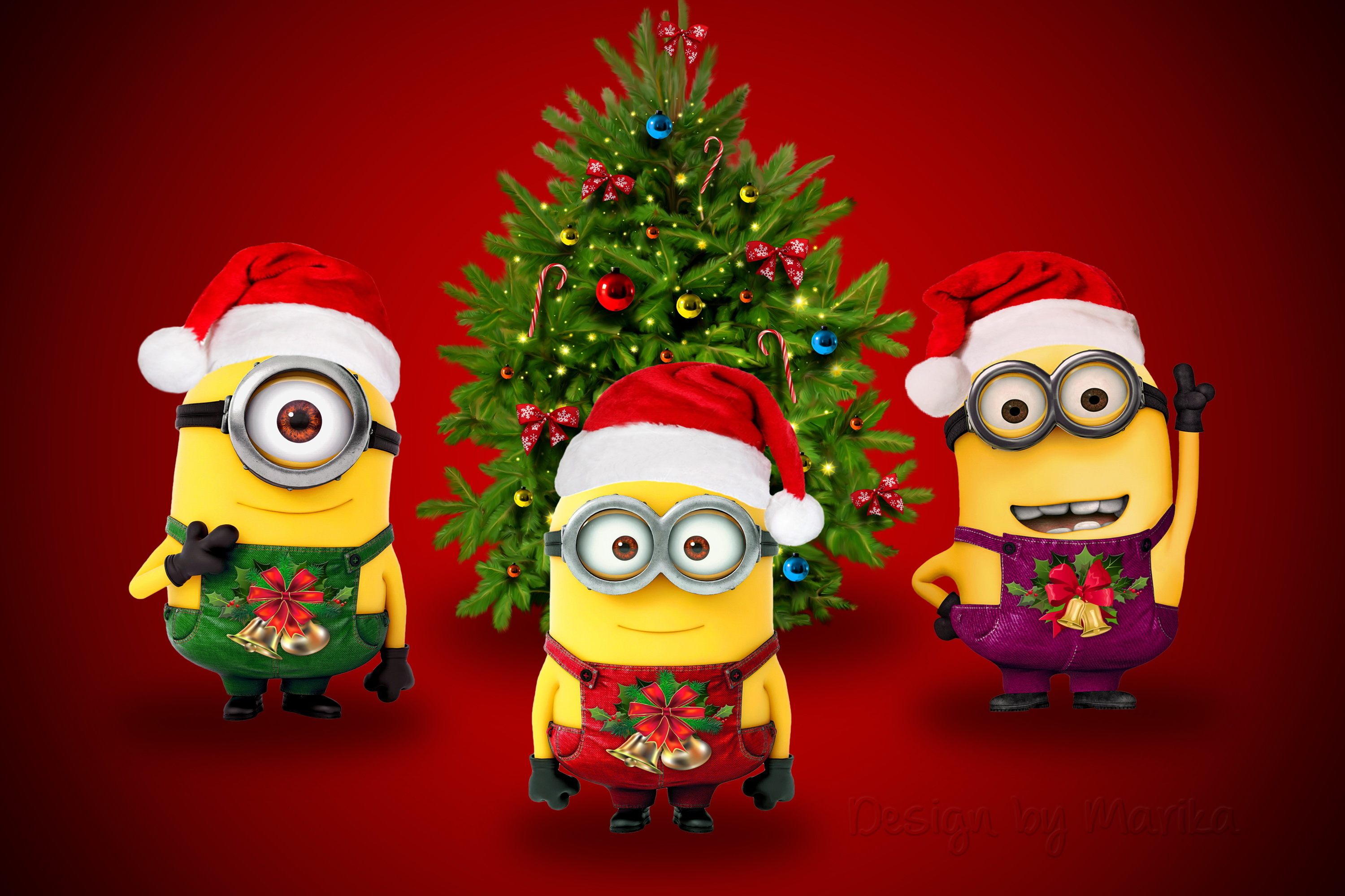 Minions Christmas Day Wallpapers