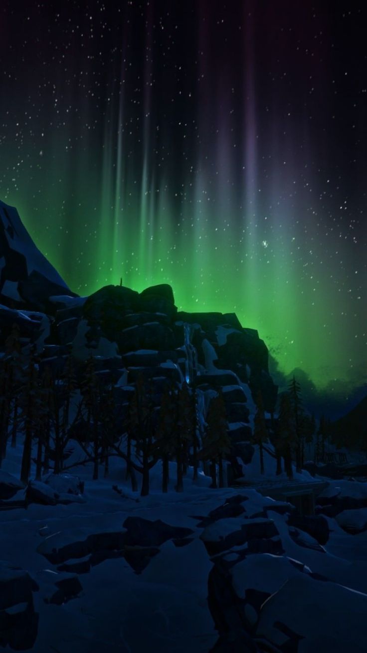 Mountain Lights Digital Art Wallpapers