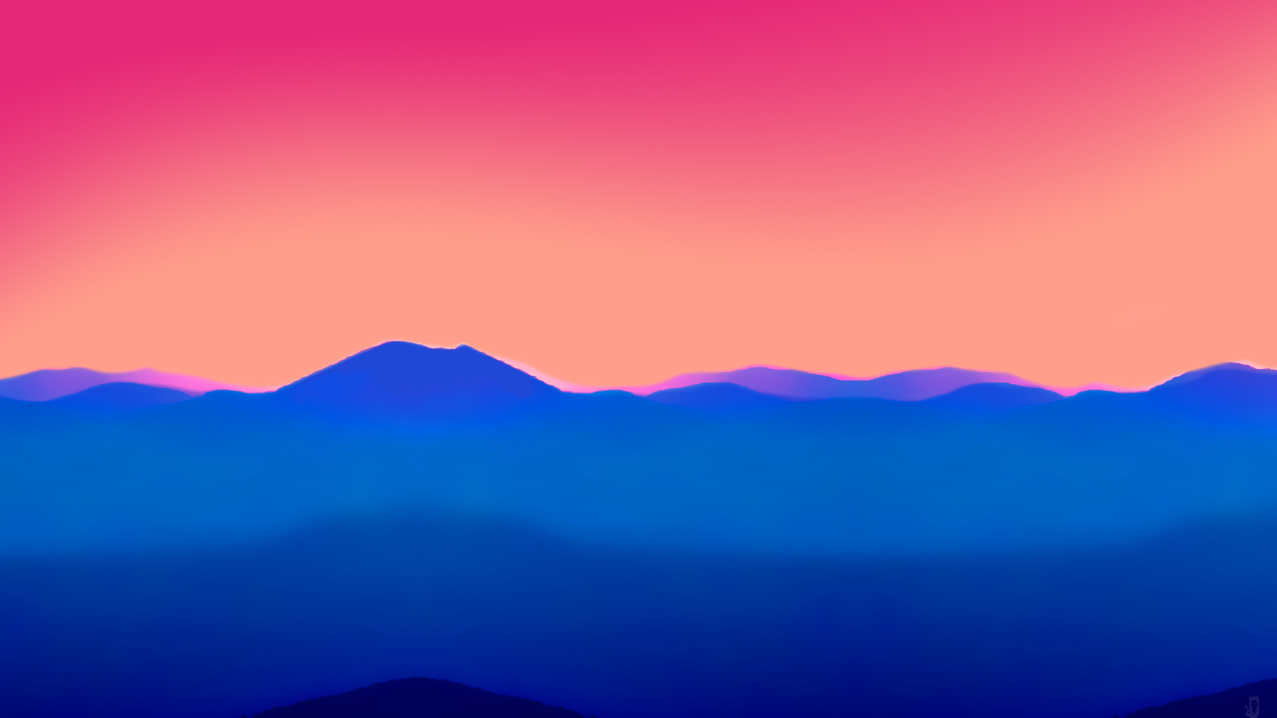 Mountain Sunset Digi Art Wallpapers