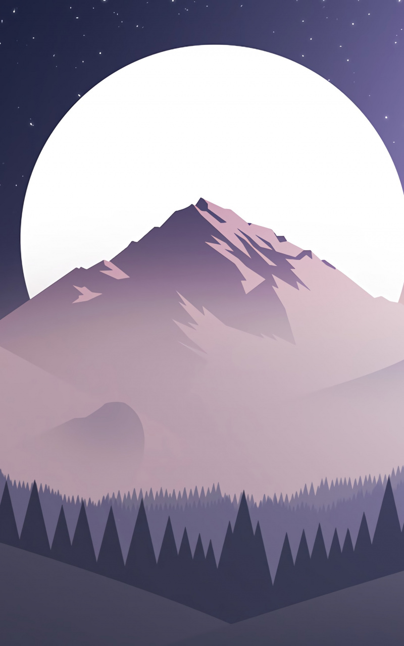 Mountains Moon Wallpapers