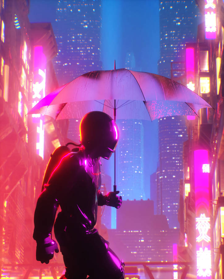 Neon City Cyberpunks Wallpapers