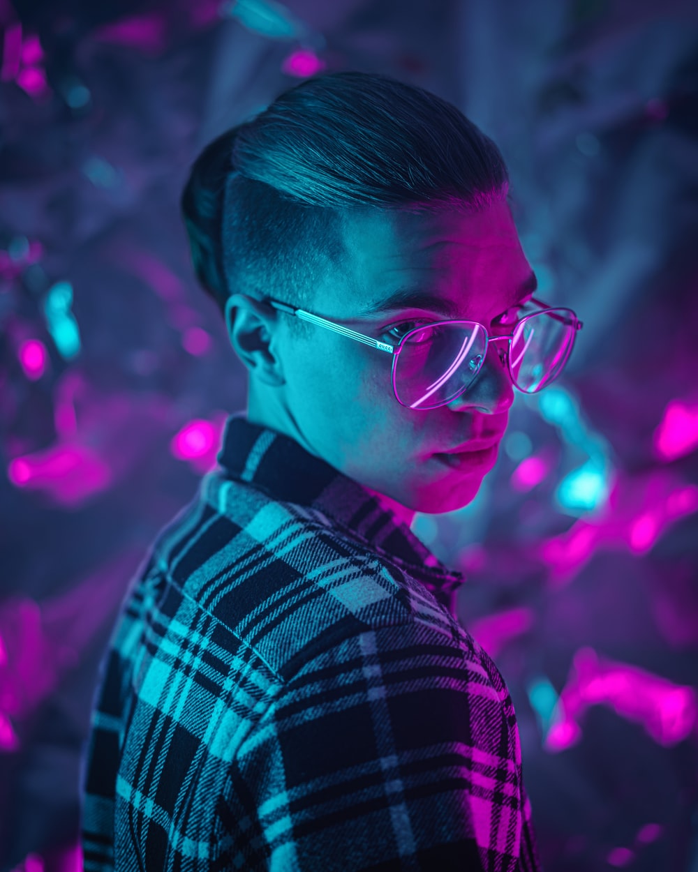 Neon Future Cyberpunk Male Wallpapers