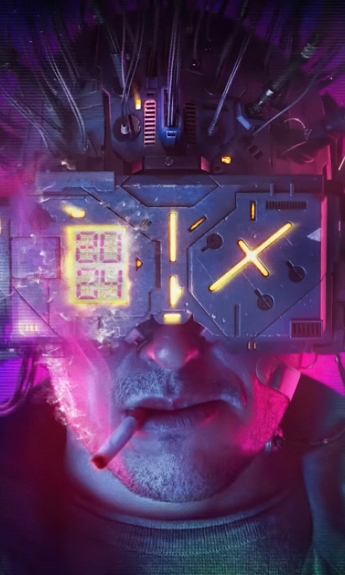 Neon Future Cyberpunk Male Wallpapers