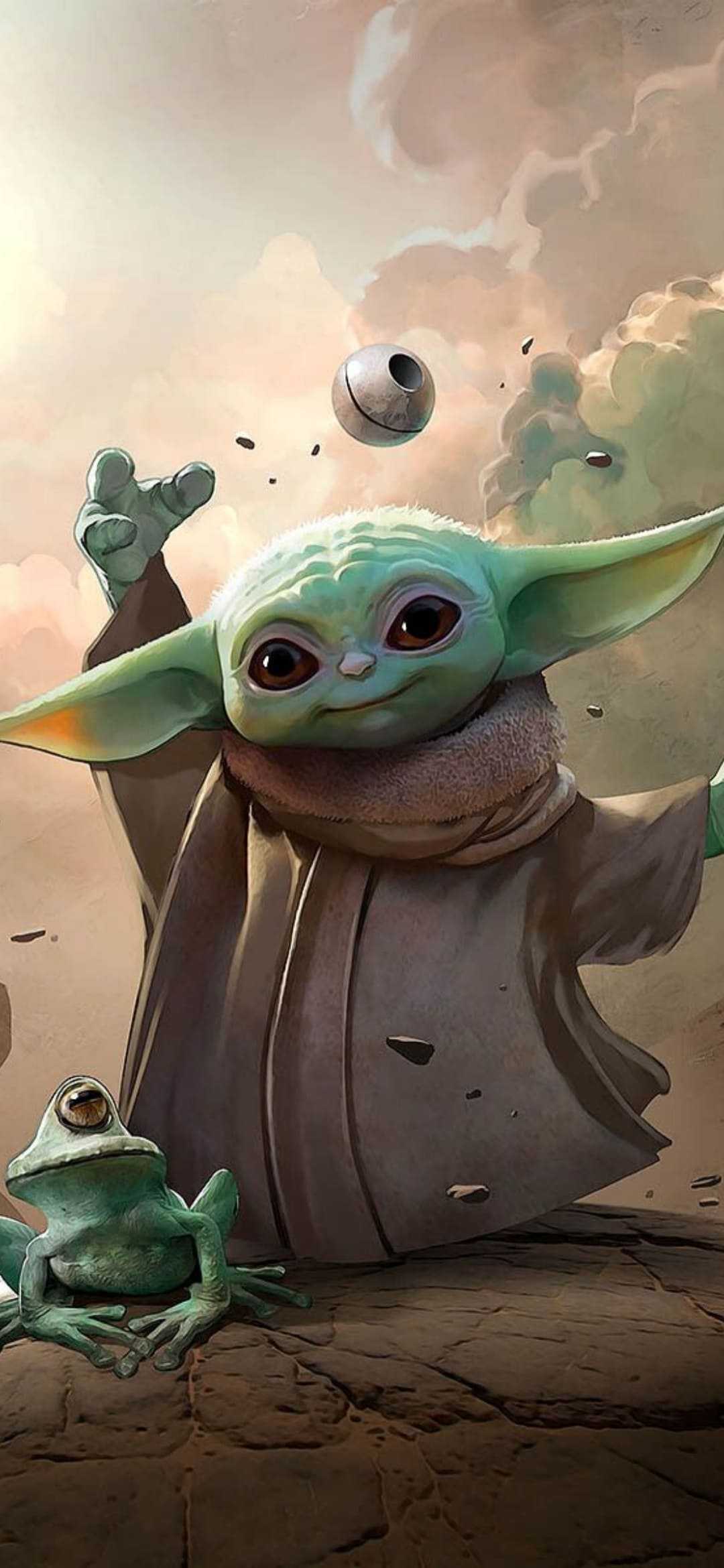 New Baby Yoda 4K Art Wallpapers