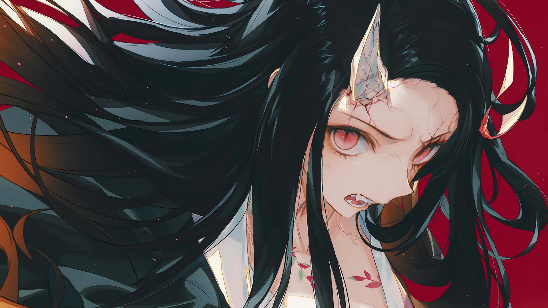 Nezuko Kamado Angry Art Wallpapers