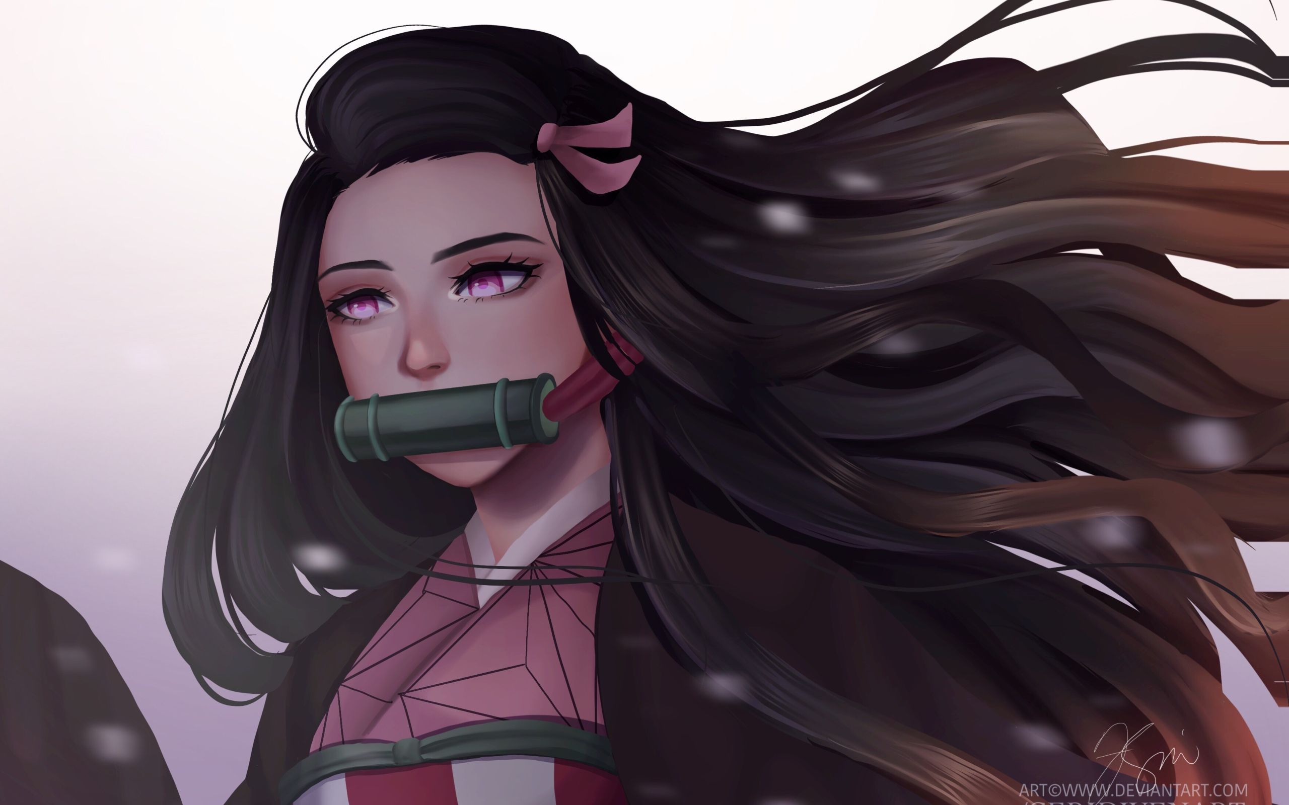 Nezuko Kamado Angry Art Wallpapers