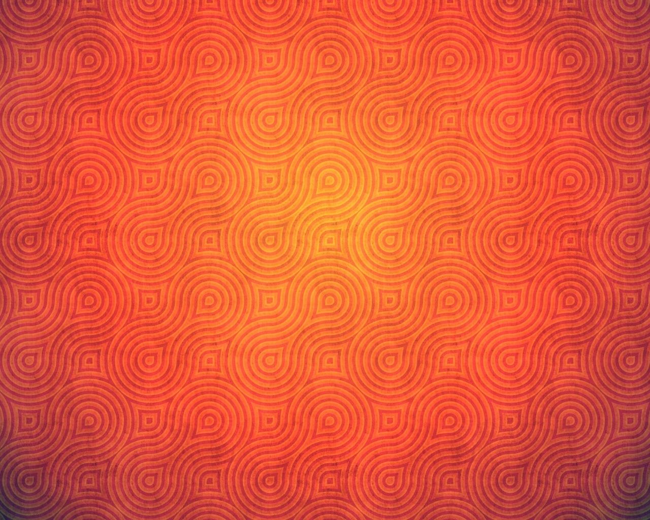 Orange Color Digital Pattern Wallpapers