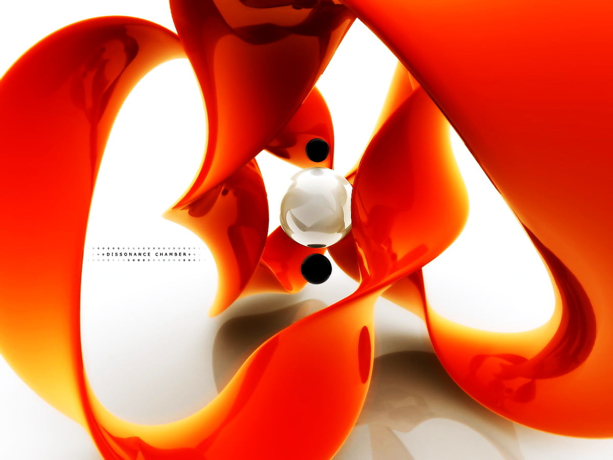 Orange Digital Cgi Art Wallpapers