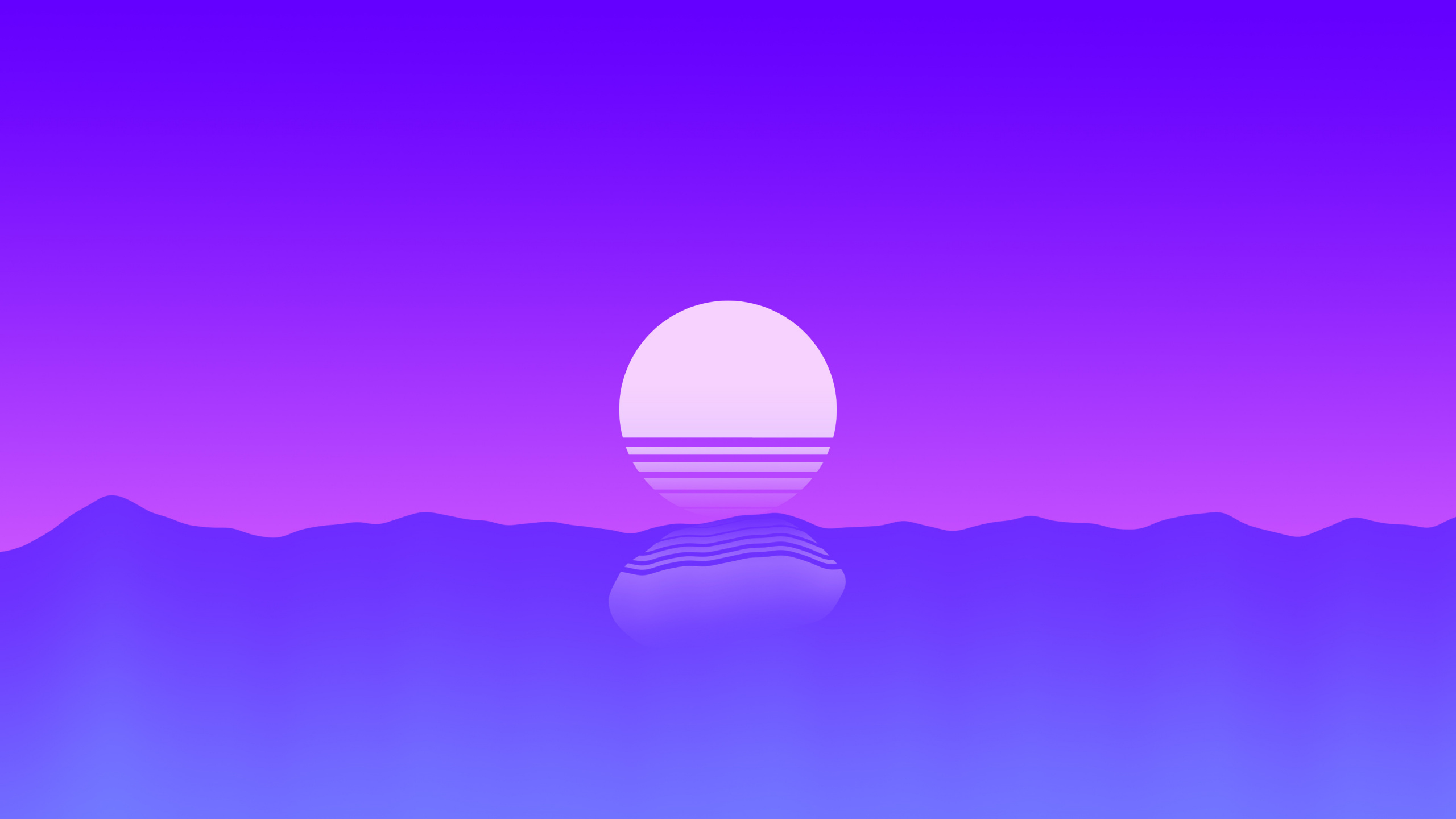 Outrun Pixel Sunset Wallpapers