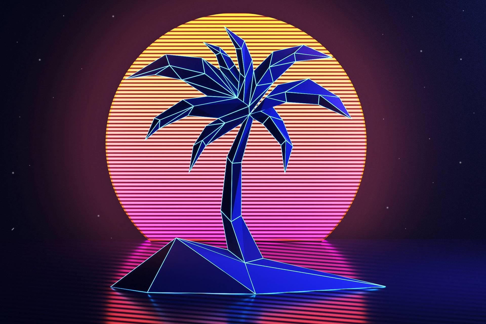 Outrun Sunset 4K Wallpapers