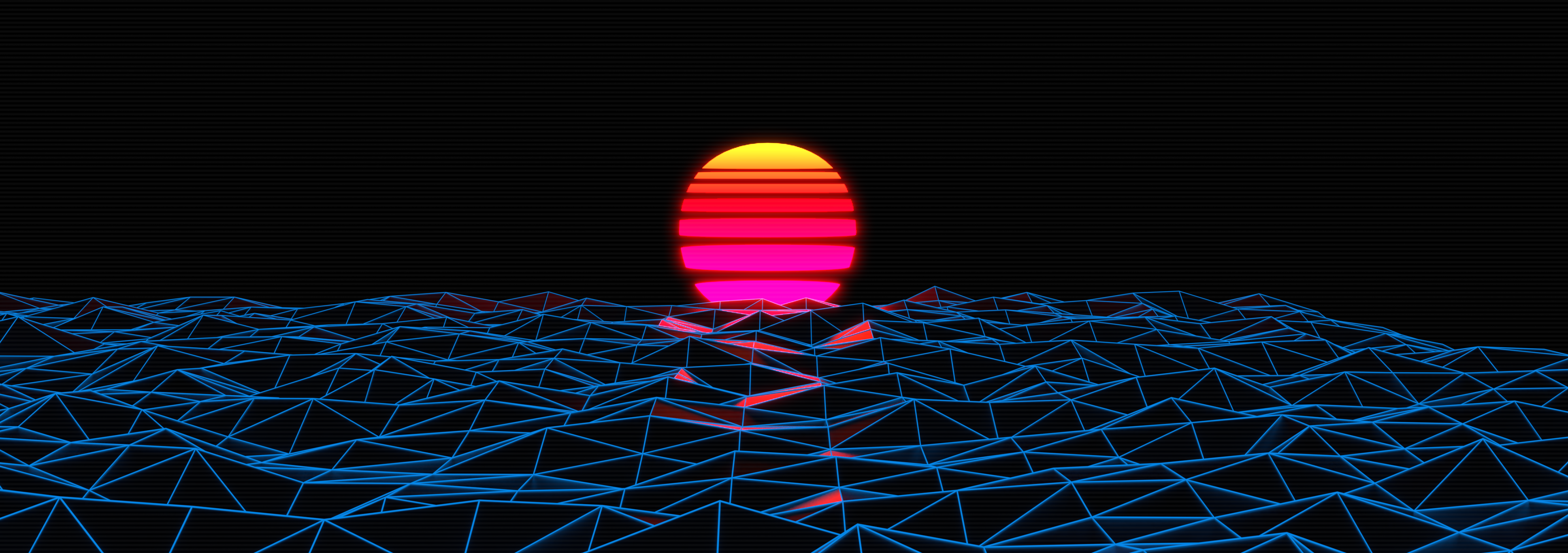 Outrun Sunset 4K Wallpapers