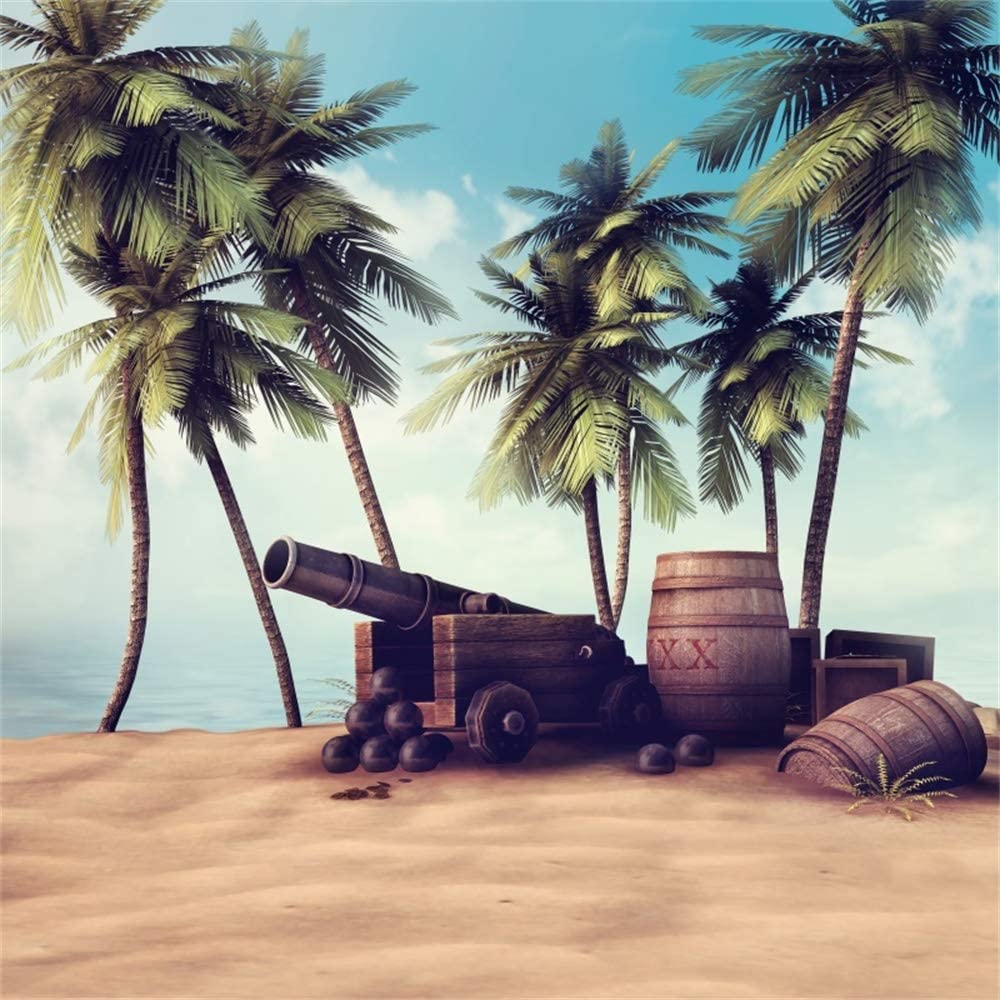 Palm Tree Beach Retro Wallpapers