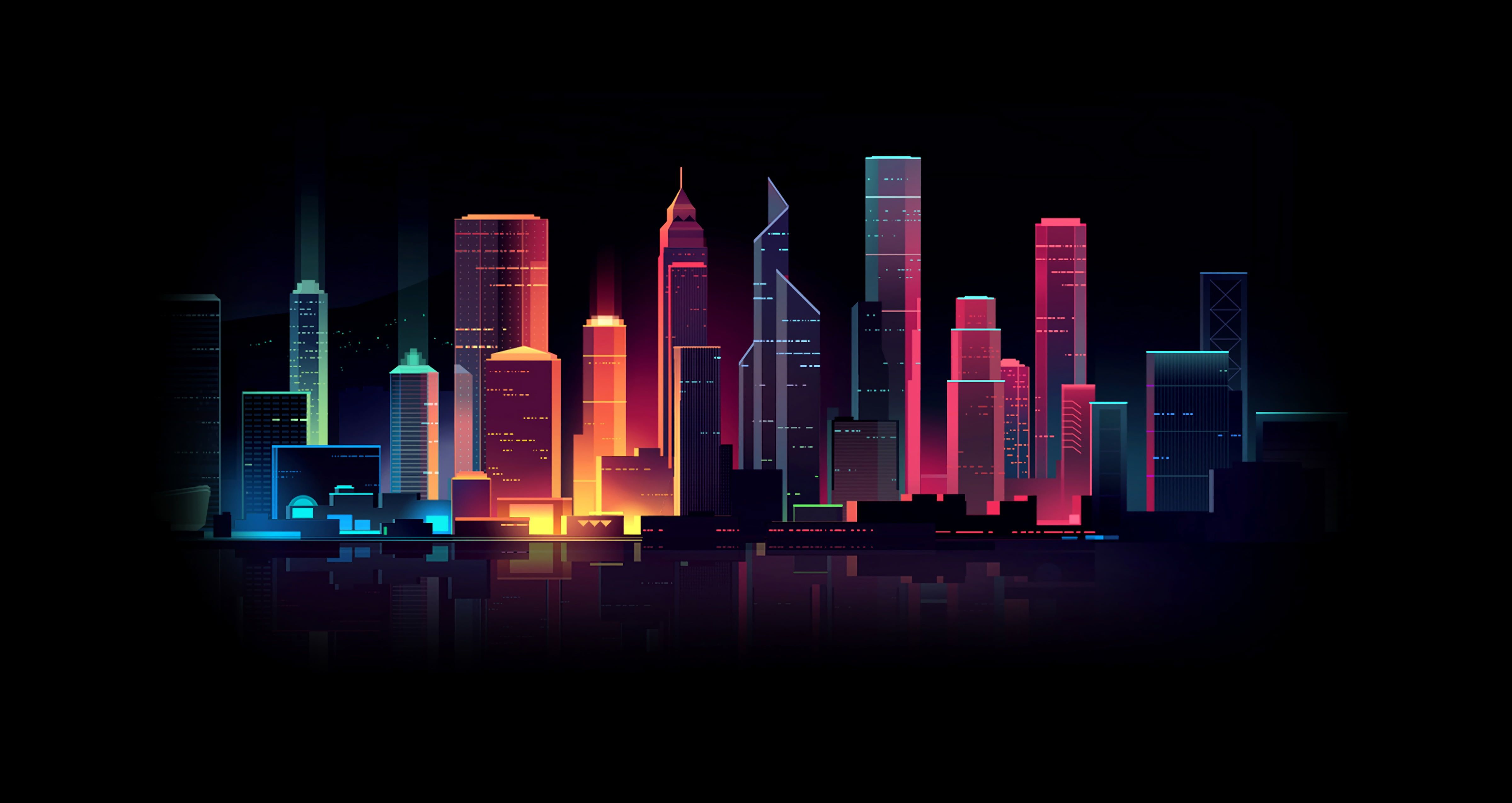 Panorama Vector City Wallpapers