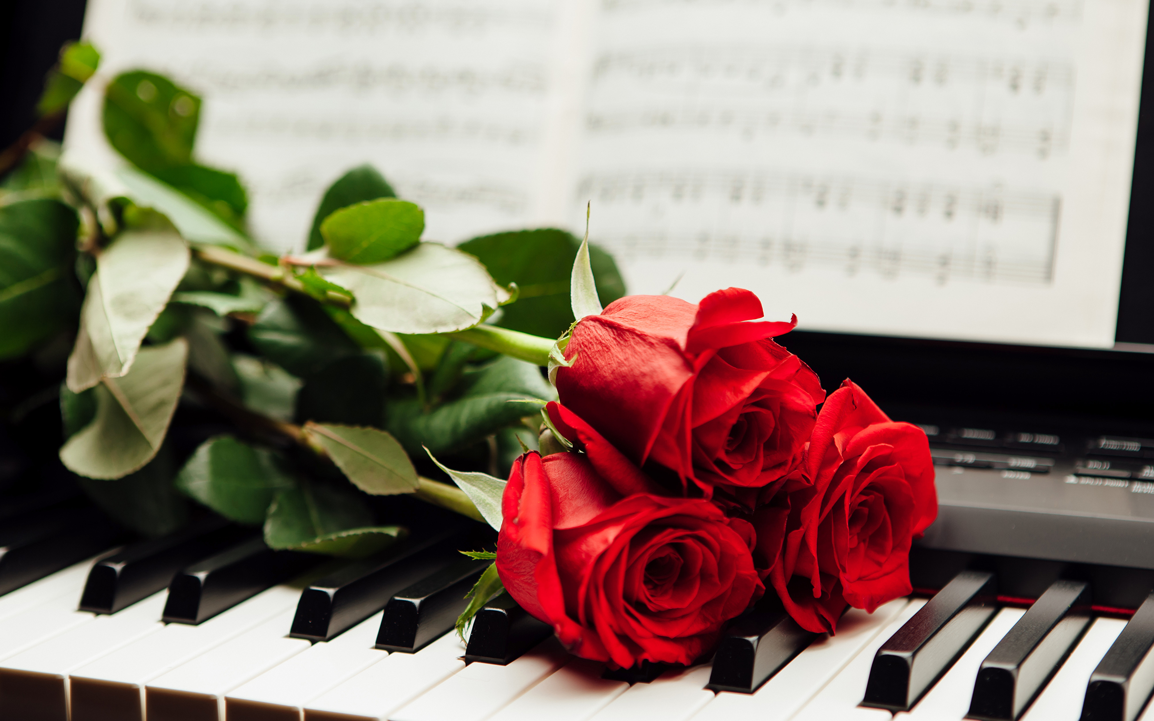 Piano Flowers Wallpapers