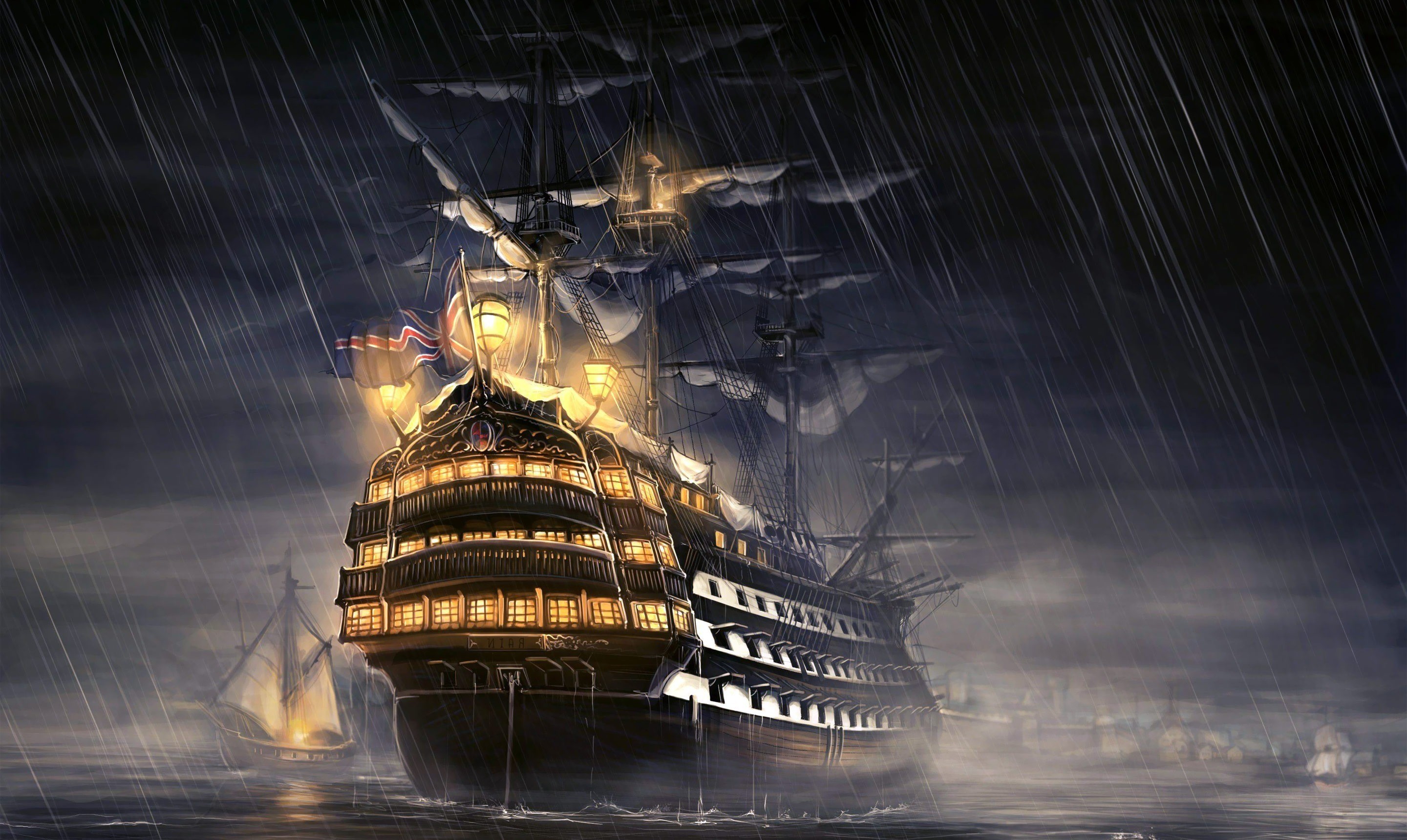 Pirates Of The Caribbean Ship Artwork Wallpapers