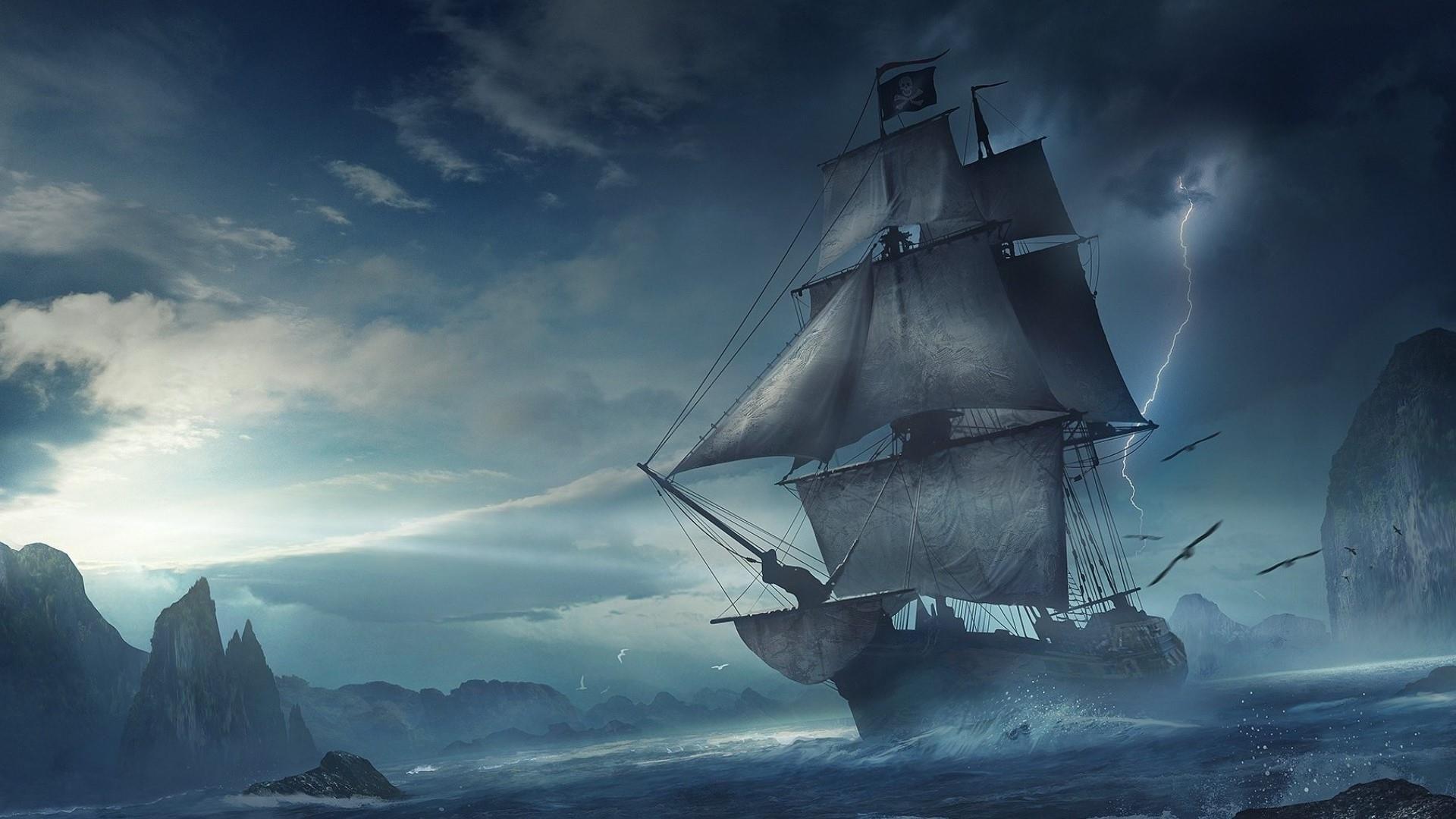 Pirates Of The Caribbean Ship Artwork Wallpapers