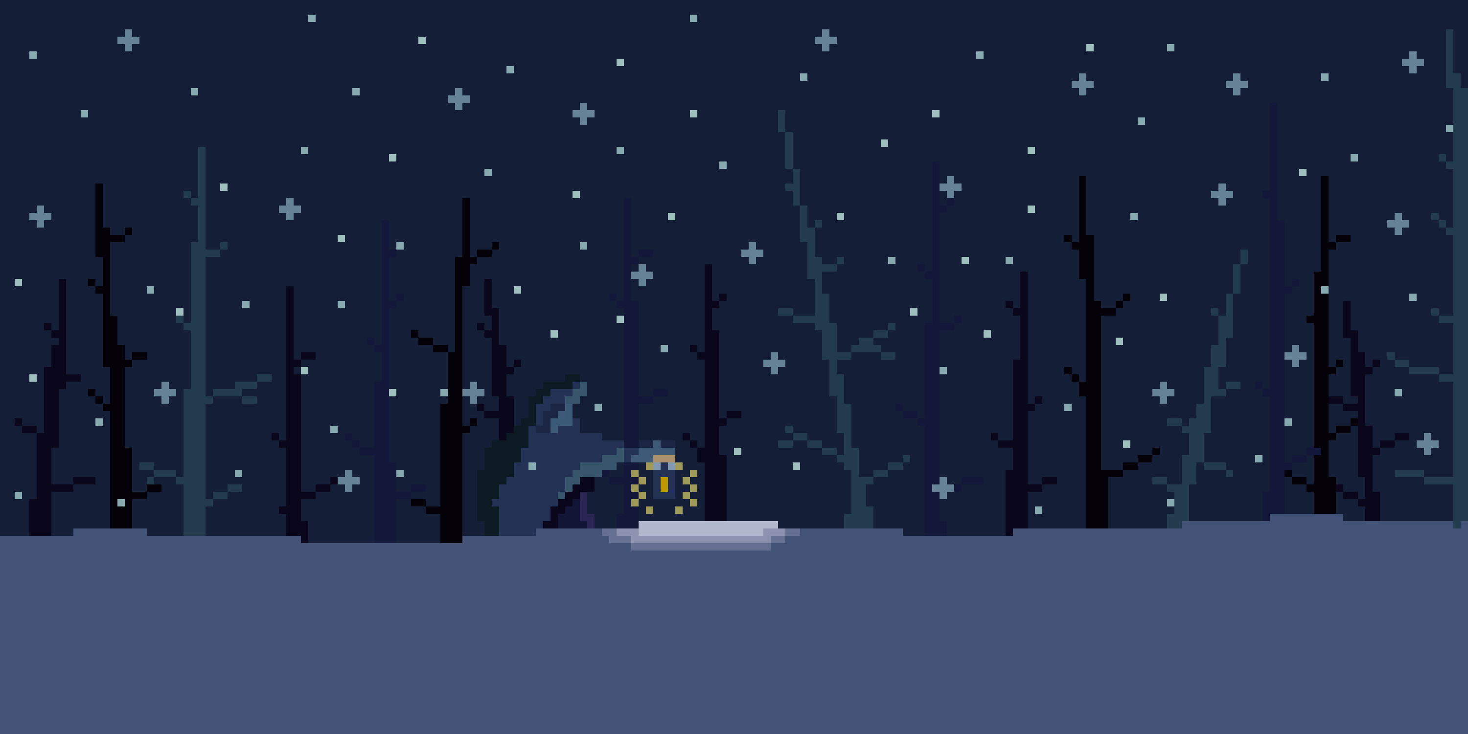 Pixel Art Bridge Night Wallpapers