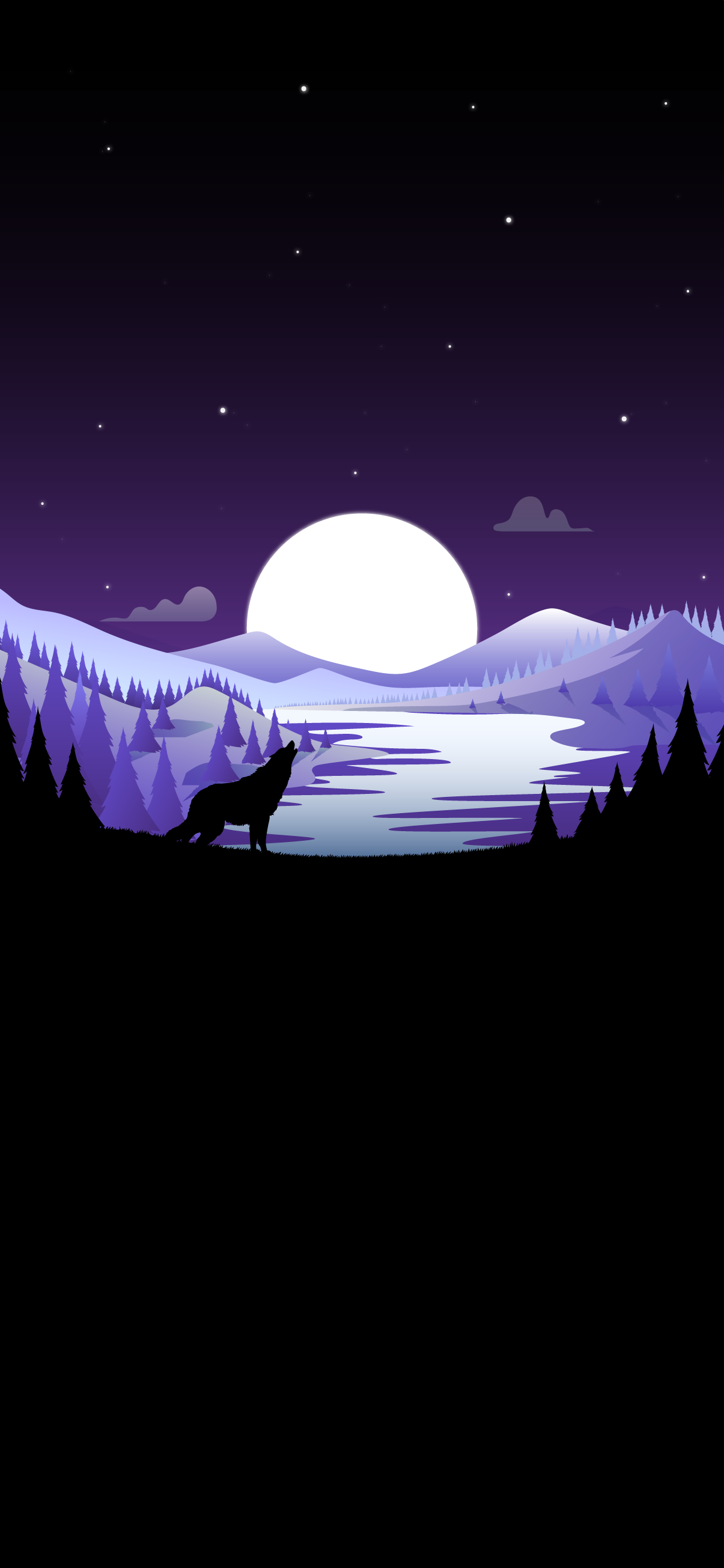 Pixelart Night Landscape Wallpapers