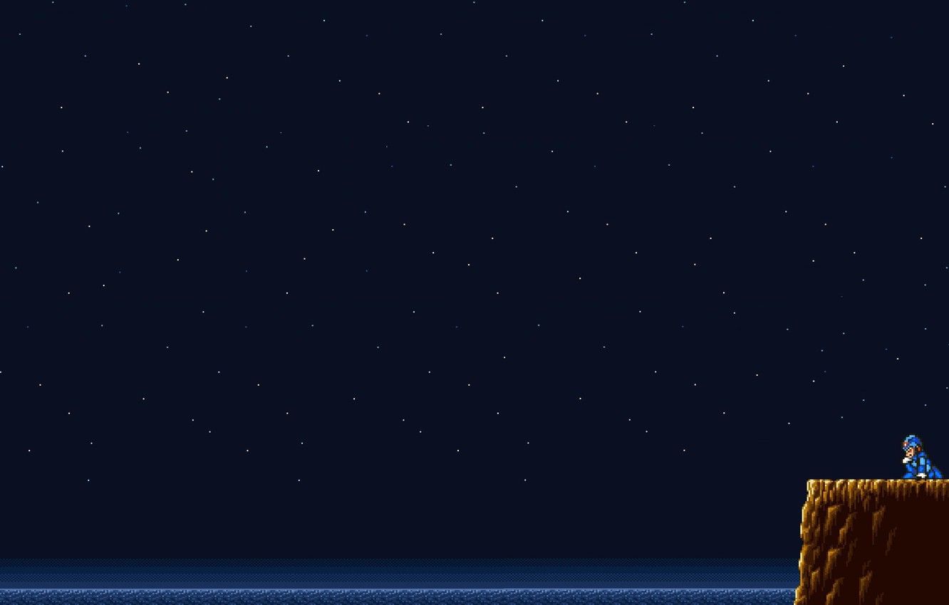 Pixelart Night Landscape Wallpapers