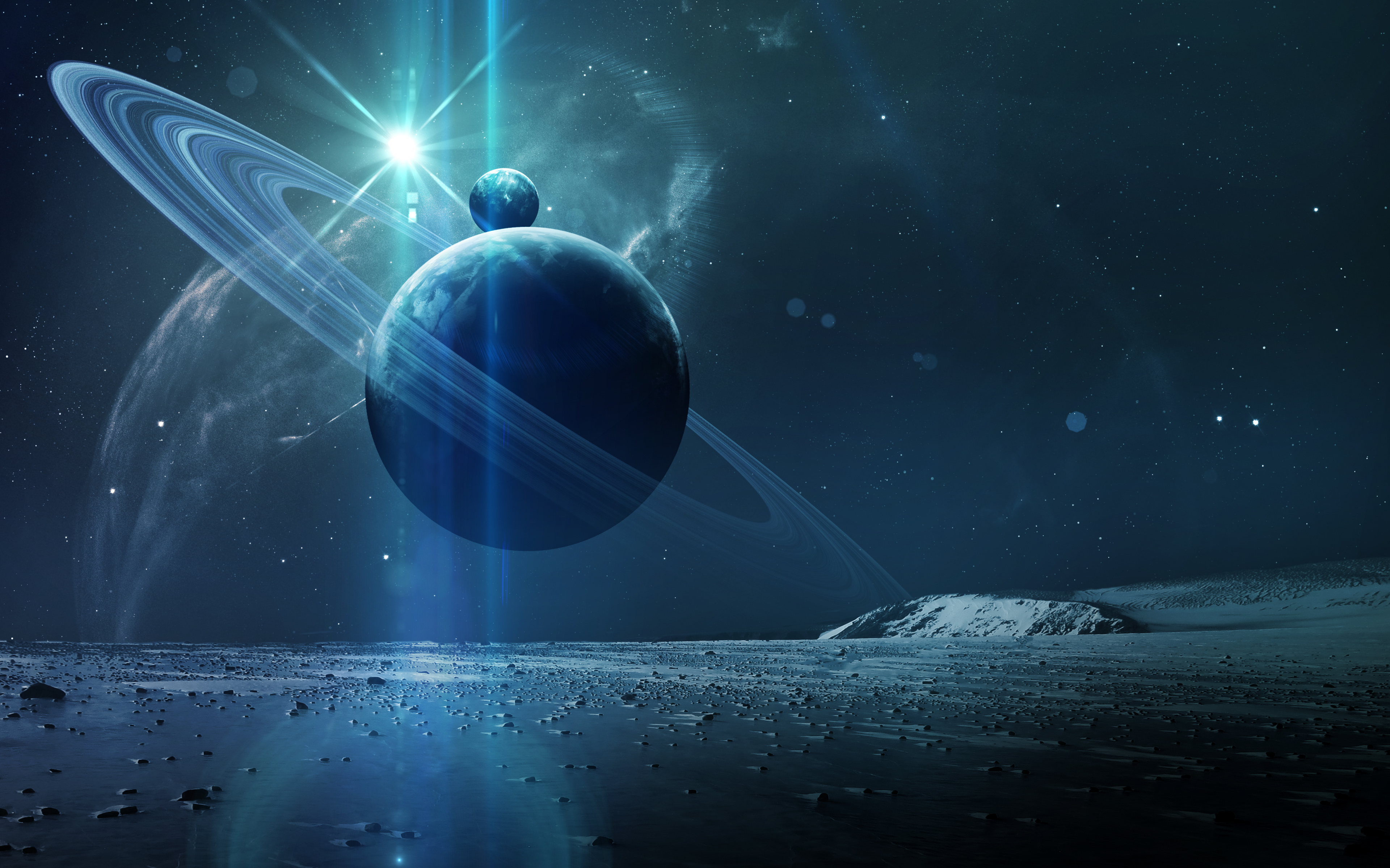 Planetary Ring Sci Fi Wallpapers