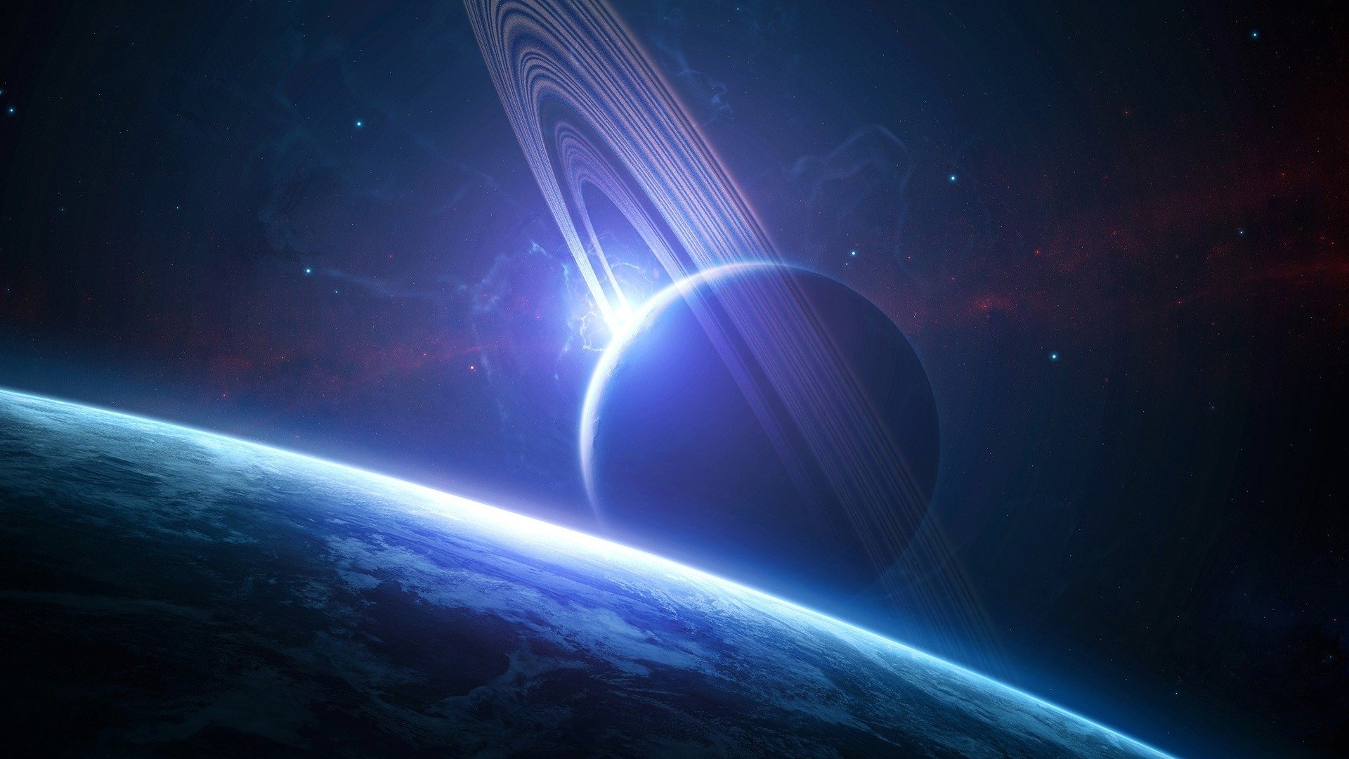 Planetary Ring Sci Fi Wallpapers