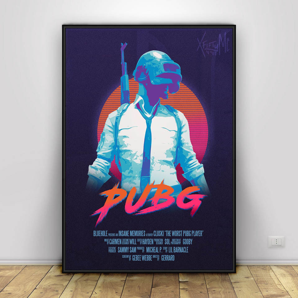 Pubg Player Retro Art Wallpapers