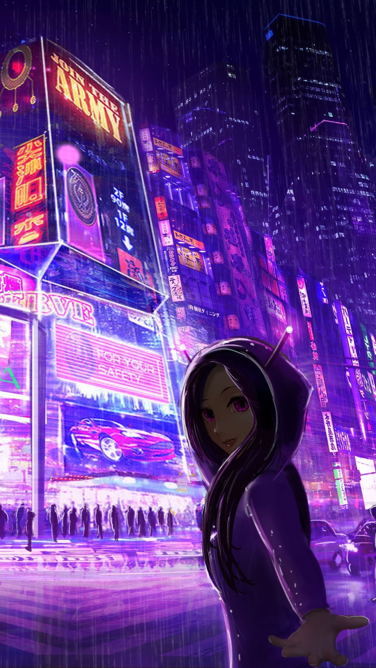 Purple City Wallpapers