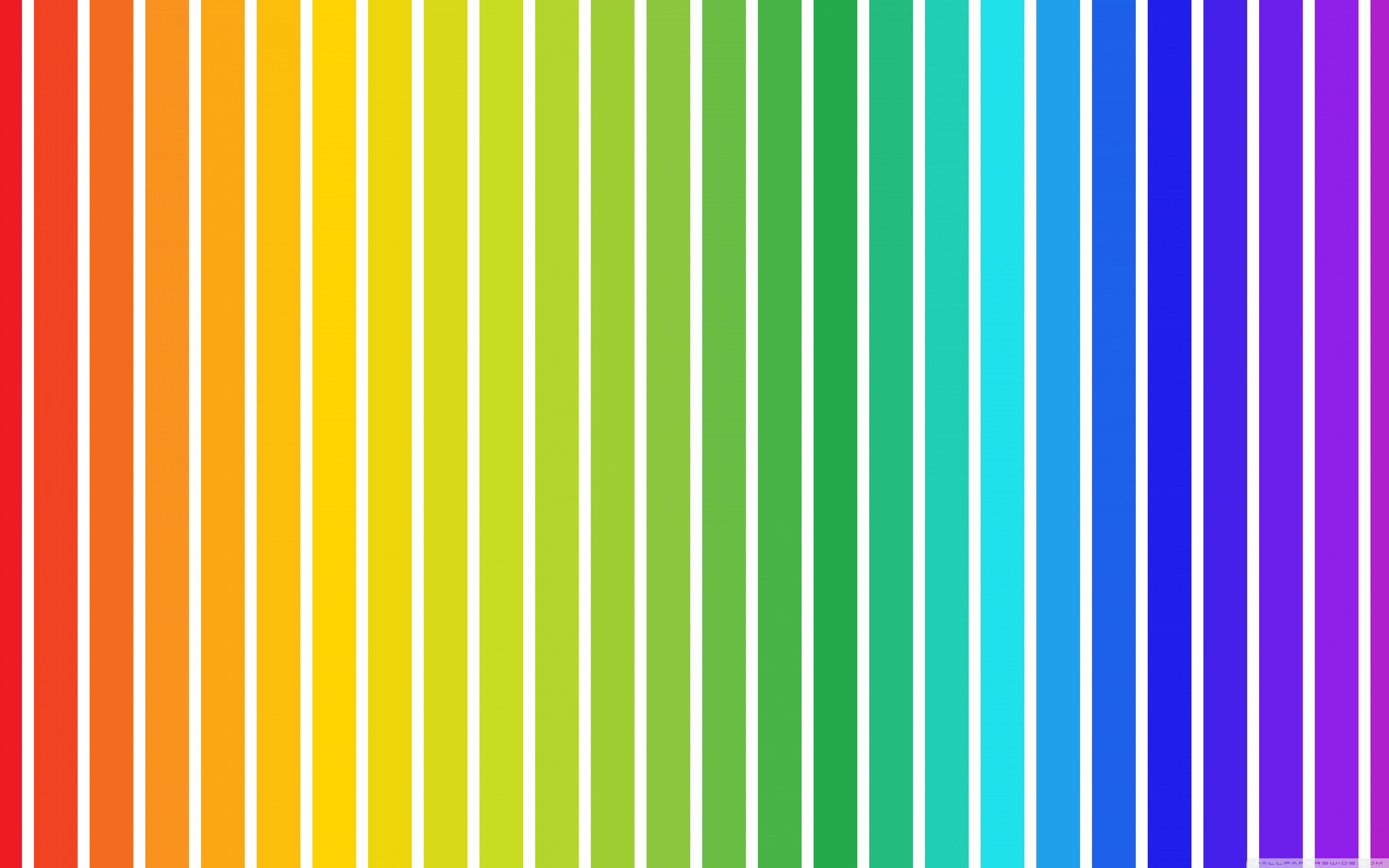 Rainbow 4K Lines Wallpapers