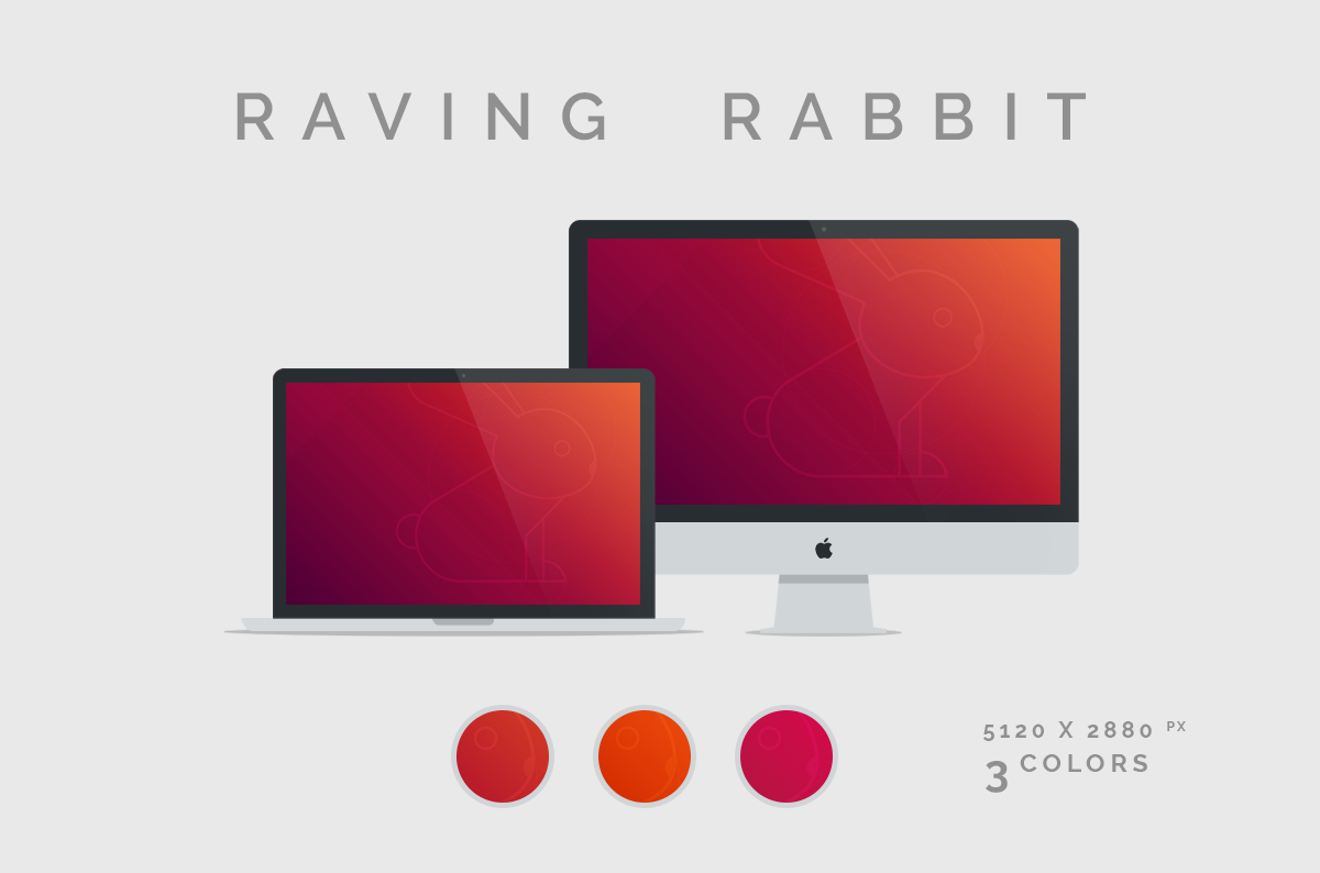 Raving Rabbit Ubuntu Wallpapers