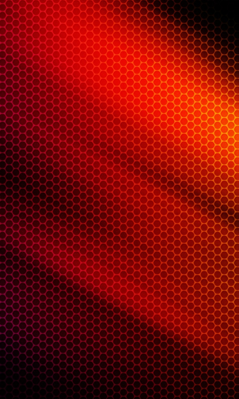 Red Flash Hexagon 4K Wallpapers