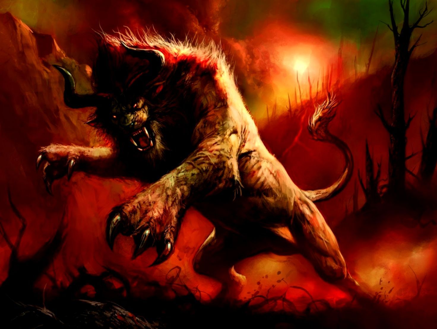 Red Lion Art Wallpapers