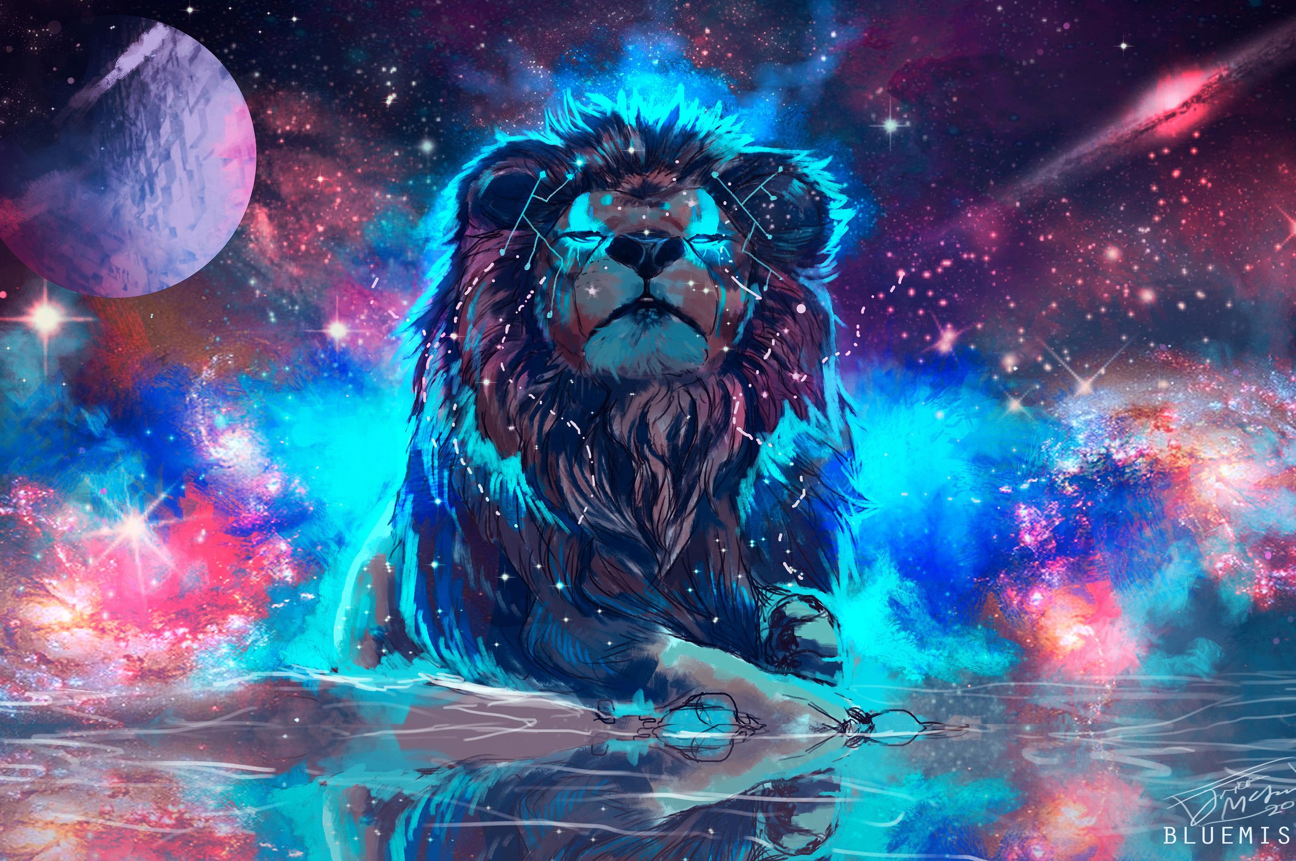 Red Lion Art Wallpapers