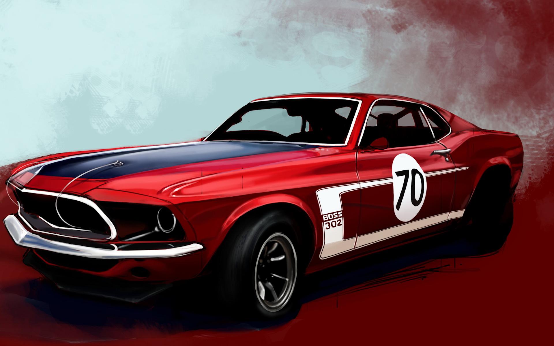 Retro Car Art Wallpapers