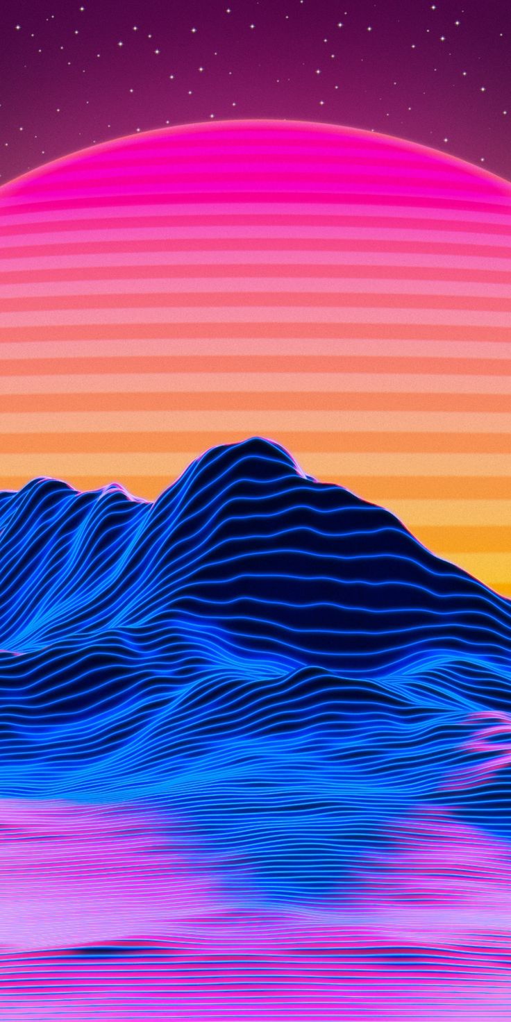 Retrowave Sunset Wallpapers