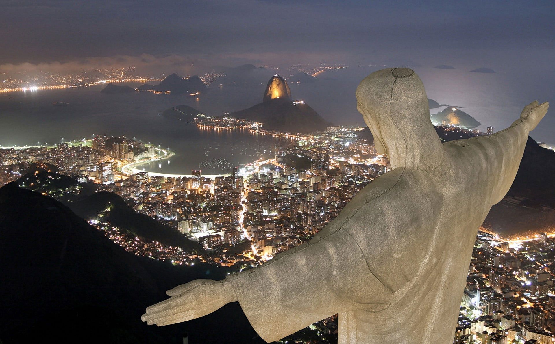 Rio De Janeiro Cityscape Artwork Wallpapers